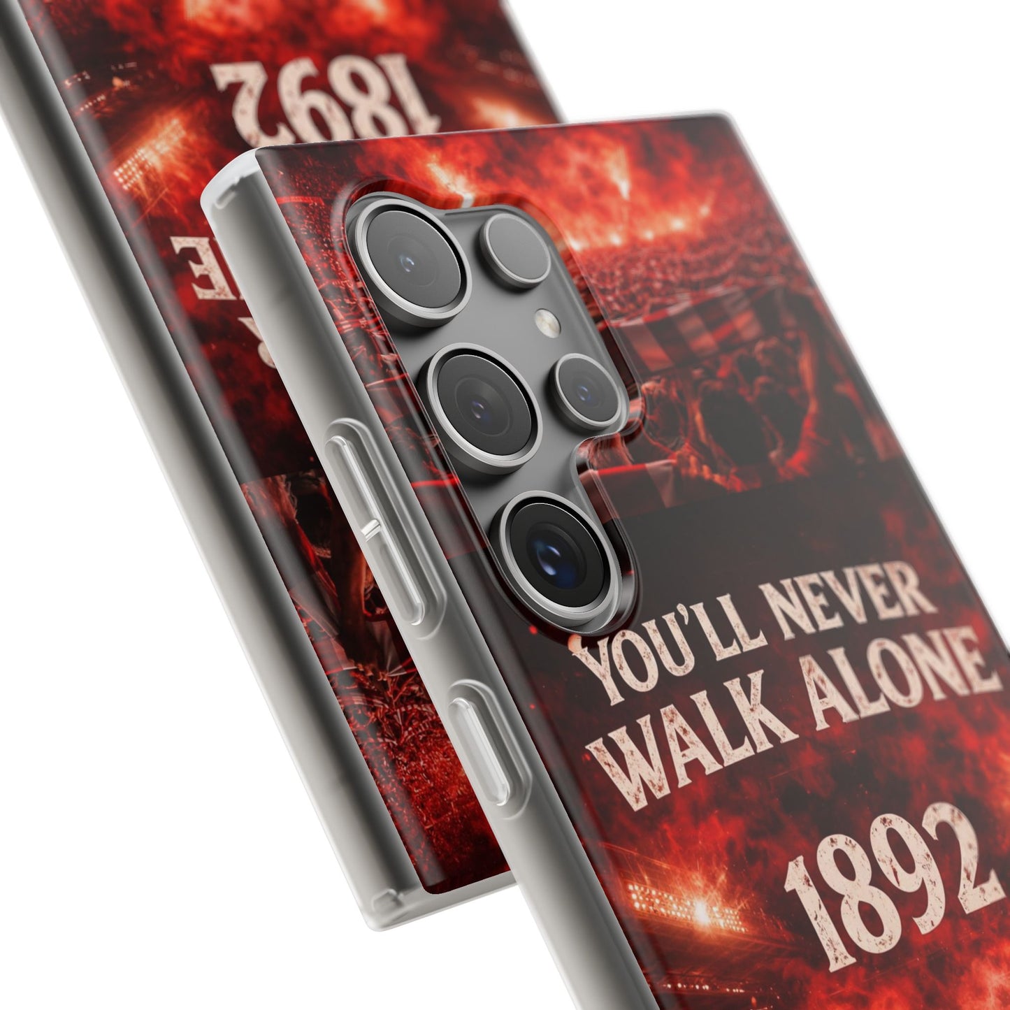 Funda flexible para teléfono «You'll Never Walk Alone 1892» para aficionados al fútbol