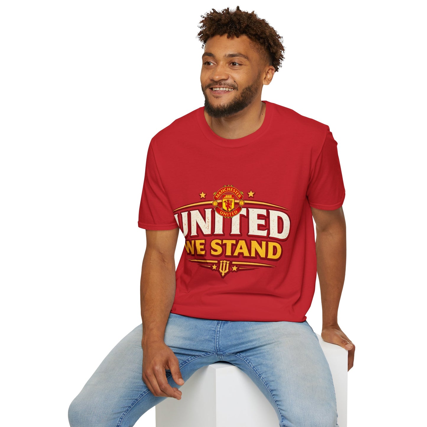 Manchester United Football T-Shirt - United We Stand Fan Tee