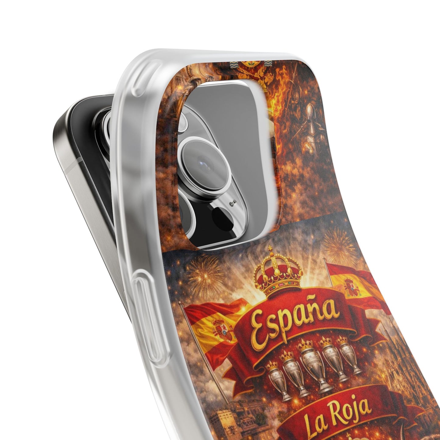 Spain La Roja Soccer Phone Case — España Football Flexi Case