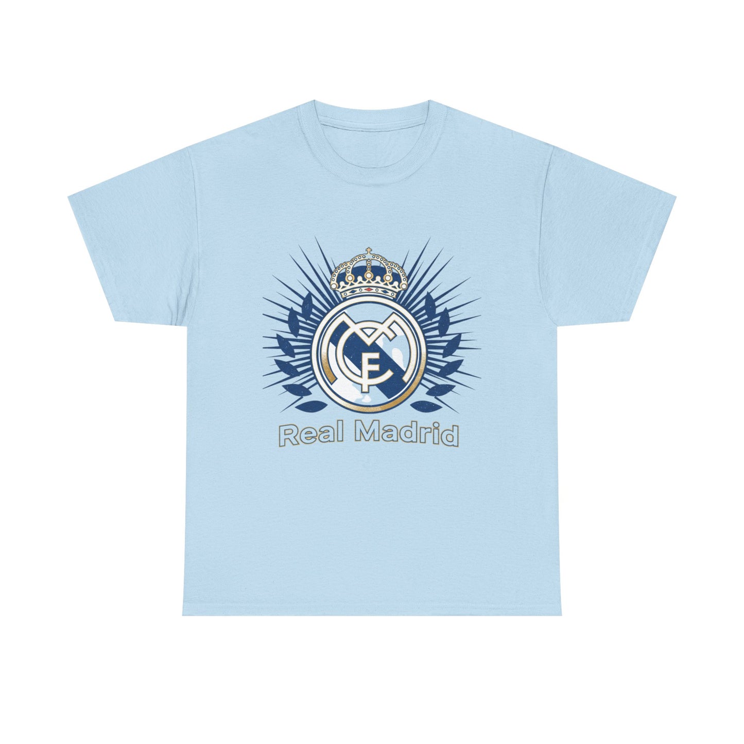 Camiseta con el escudo del Real Madrid — Camiseta blanca para hombre