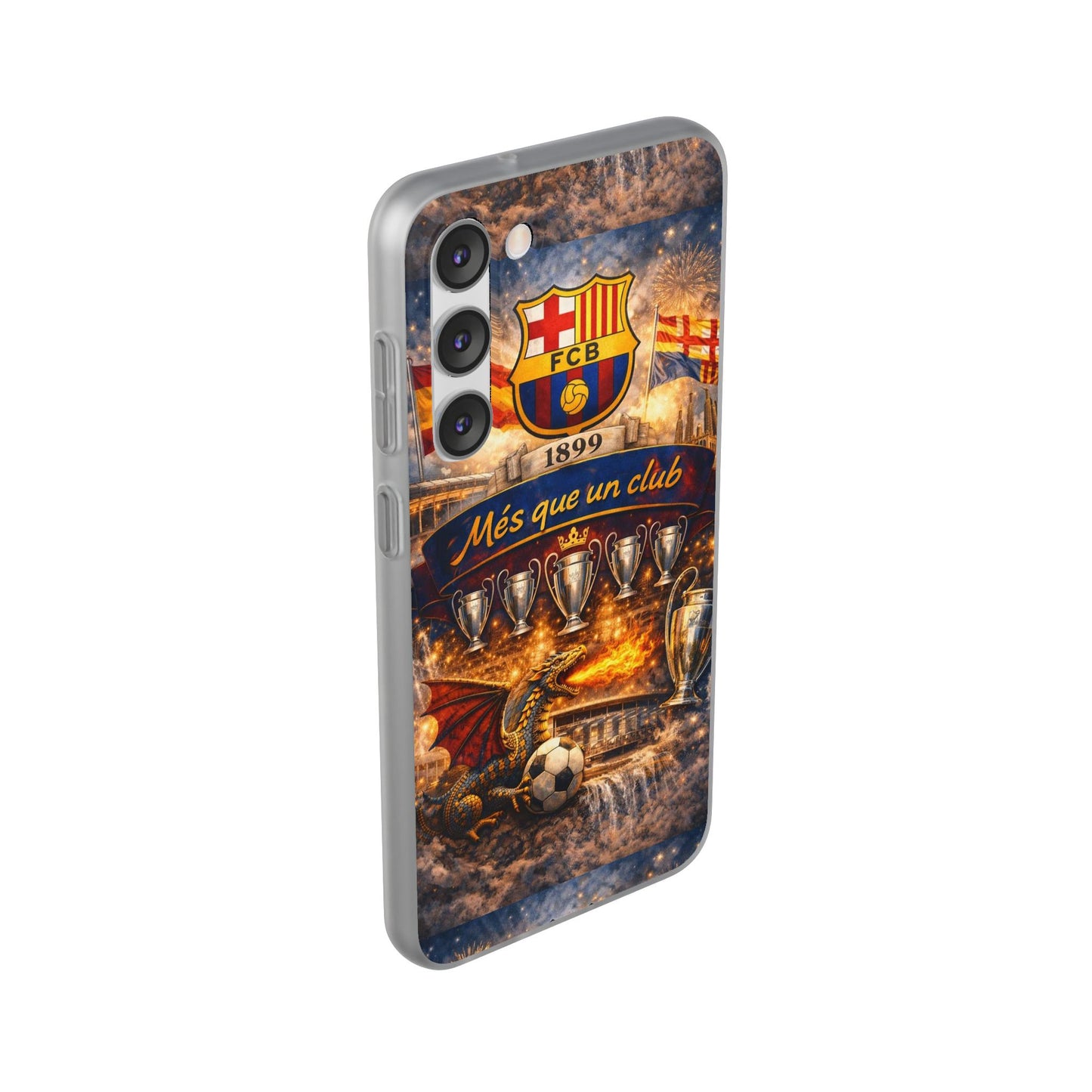 FC Barcelona ‘Més Que Un Club’ Phone Case — Soccer Fan iPhone Cover