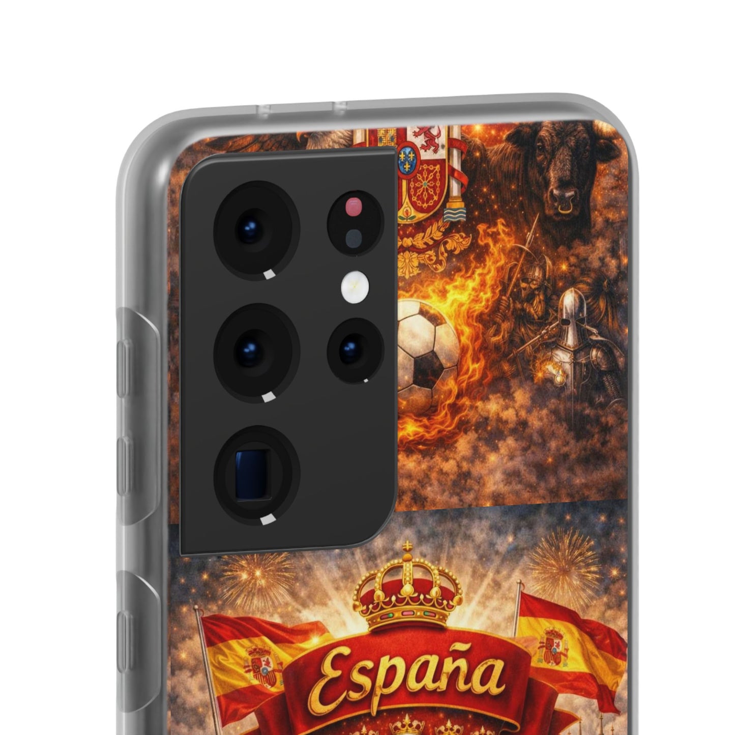 Spain La Roja Soccer Phone Case — España Football Flexi Case