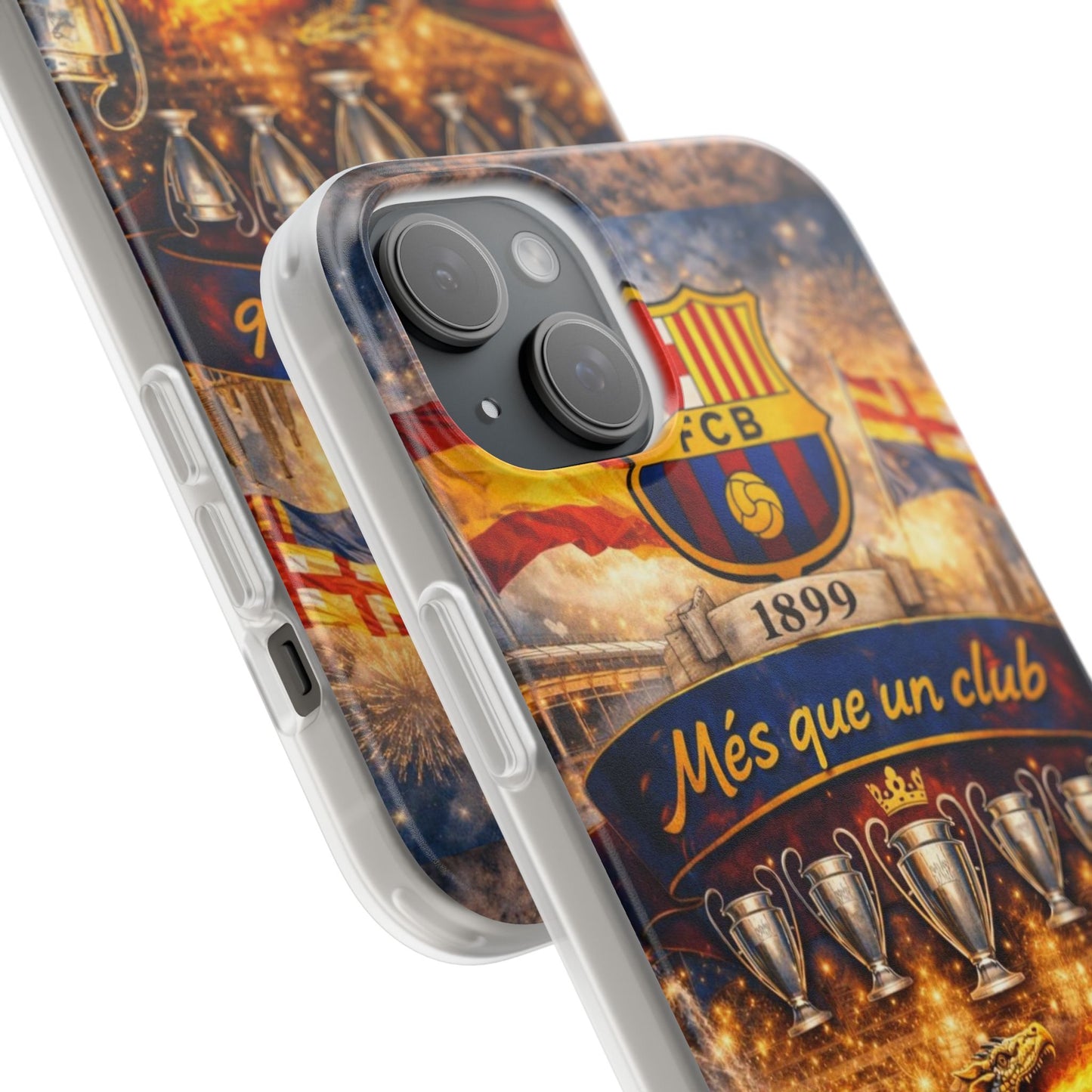 FC Barcelona ‘Més Que Un Club’ Phone Case — Soccer Fan iPhone Cover