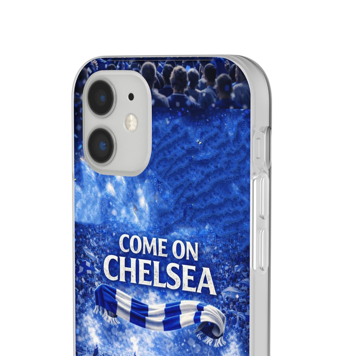Chelsea Football Phone Case — “Come On Chelsea” Blue Fan Flexi Case