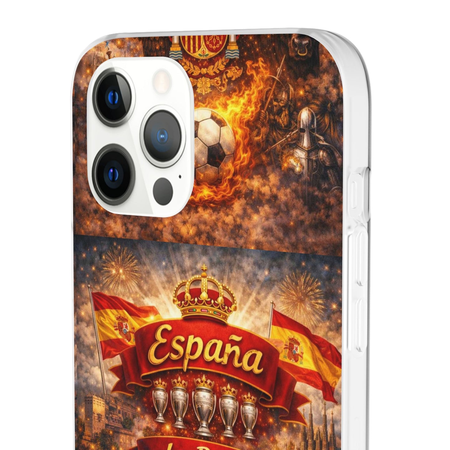 Spain La Roja Soccer Phone Case — España Football Flexi Case
