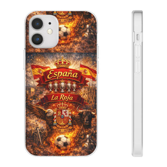Spain La Roja Soccer Phone Case — España Football Flexi Case