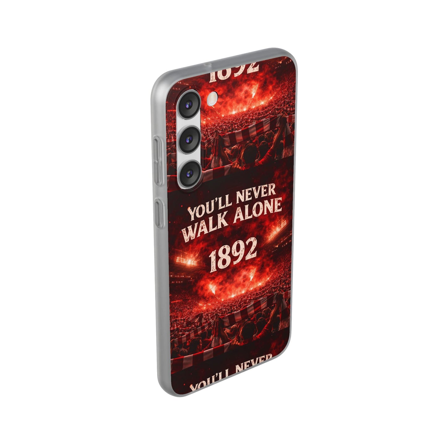 Funda flexible para teléfono «You'll Never Walk Alone 1892» para aficionados al fútbol