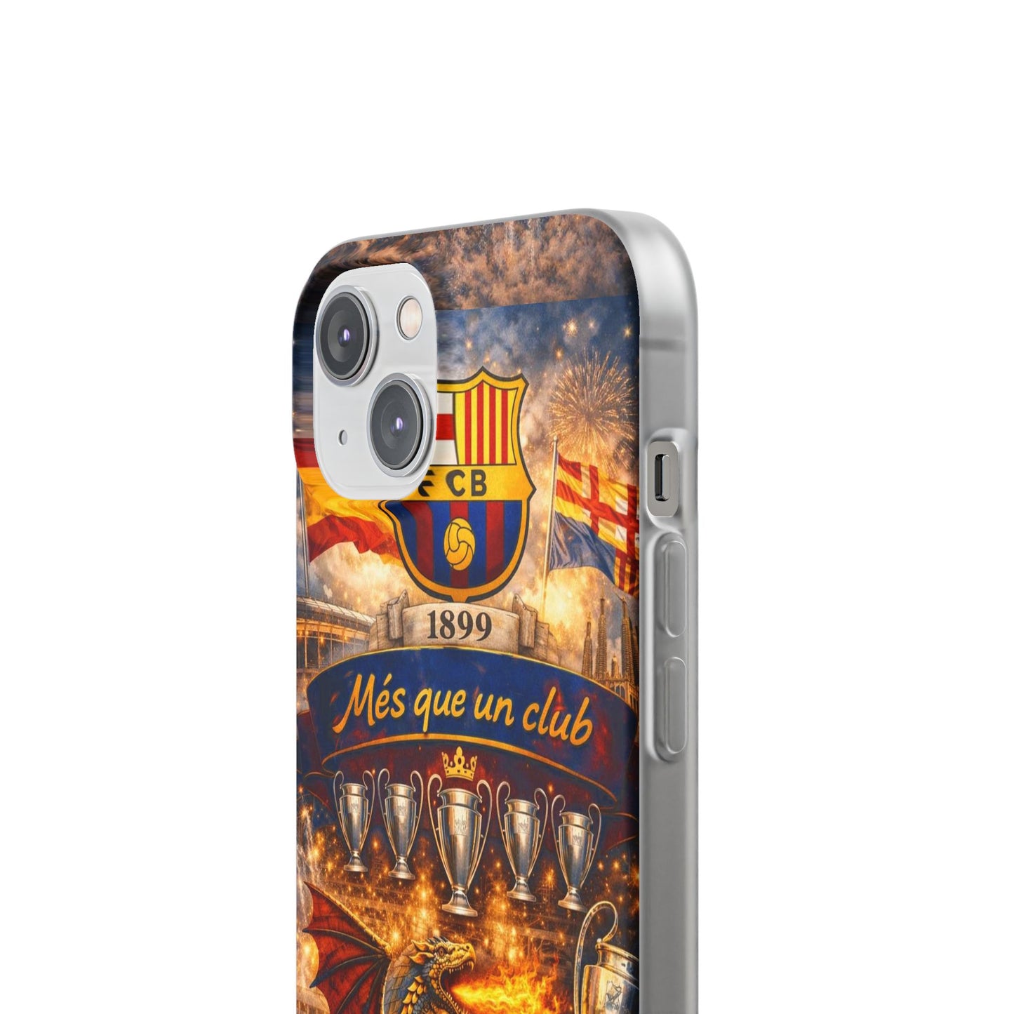 FC Barcelona ‘Més Que Un Club’ Phone Case — Soccer Fan iPhone Cover
