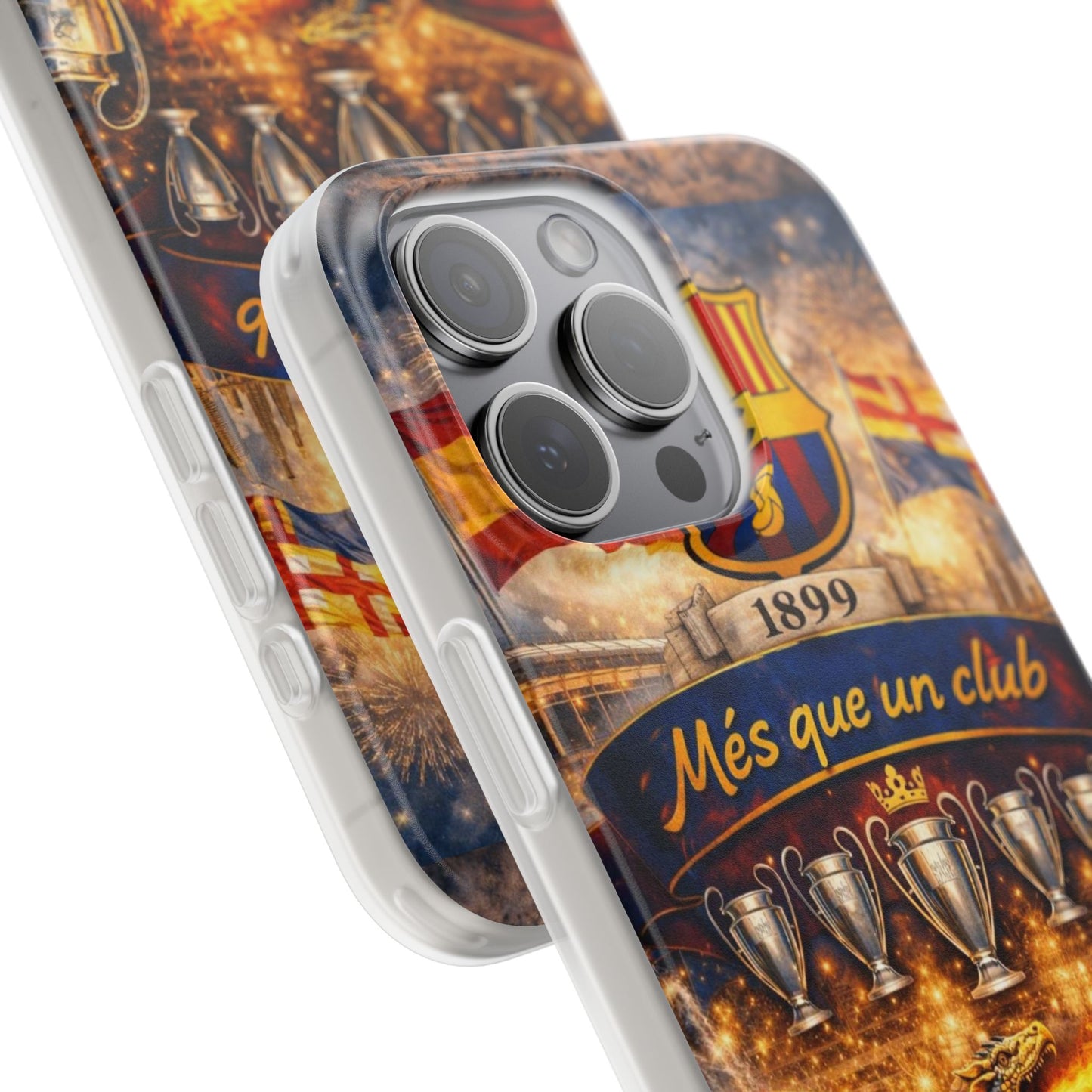 FC Barcelona ‘Més Que Un Club’ Phone Case — Soccer Fan iPhone Cover