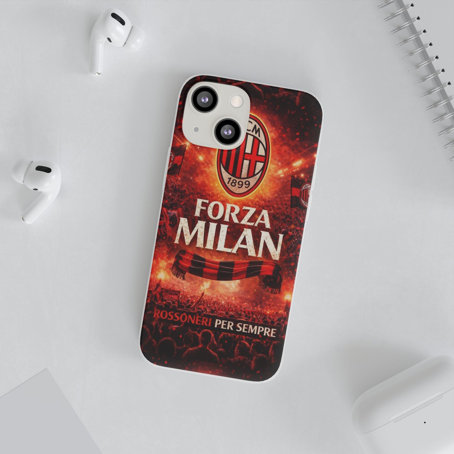 Funda para teléfono Forza Milan del AC Milan
