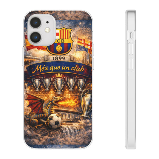 Funda para teléfono 'Més Que Un Club' del FC Barcelona: aficionado al fútbol Funda para iPhone