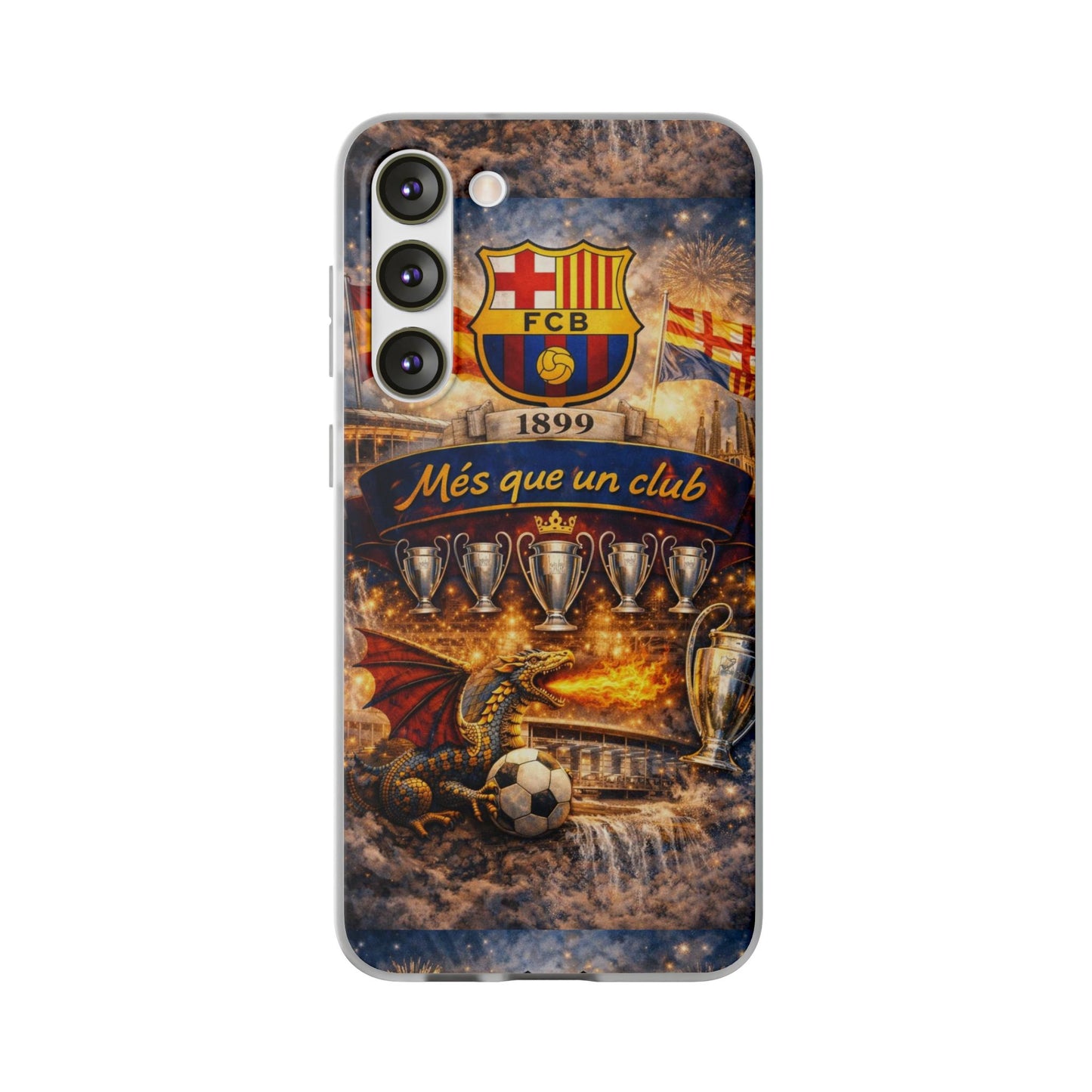 FC Barcelona ‘Més Que Un Club’ Phone Case — Soccer Fan iPhone Cover