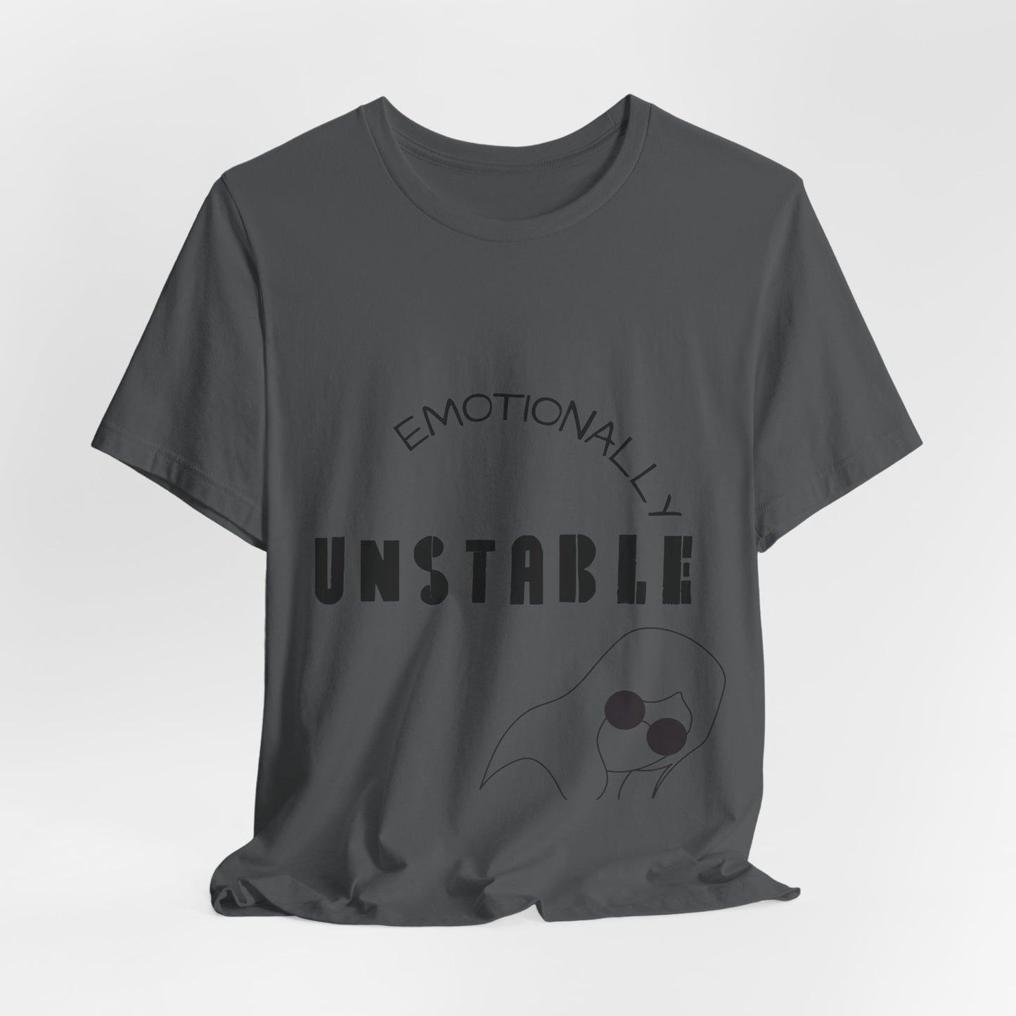 Emotionally Unstable T-Shirt — Cute Squidward Graphic Tee