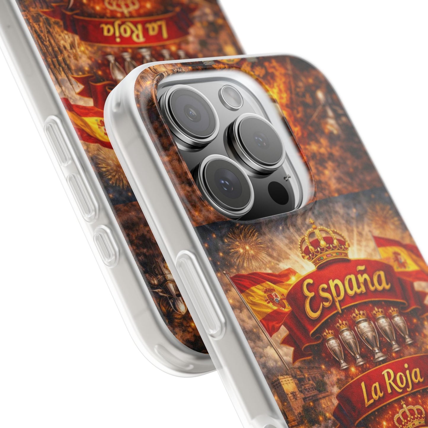 Spain La Roja Soccer Phone Case — España Football Flexi Case