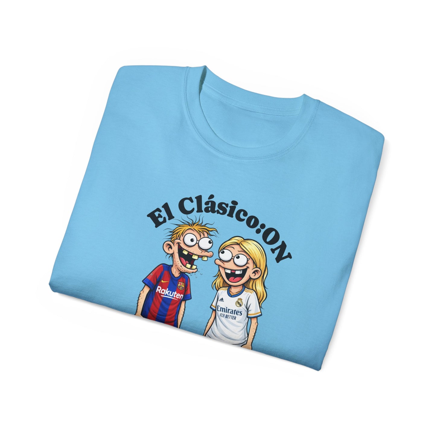 Soccer Rivalry Tee — "Friendship: OFF, El Clásico: ON"