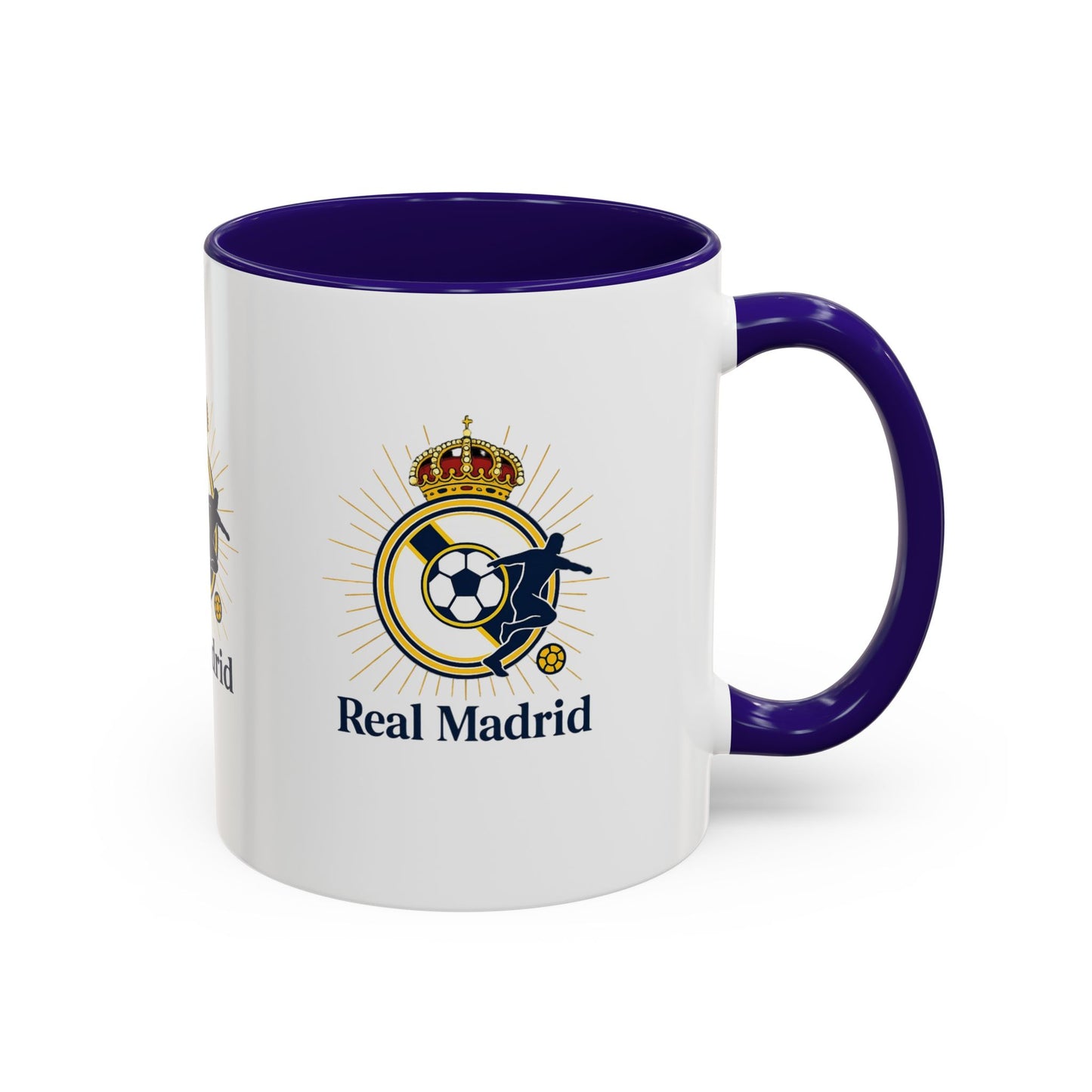 Real Madrid Coffee Mug – Soccer Crest 11oz/15oz Color Accent
