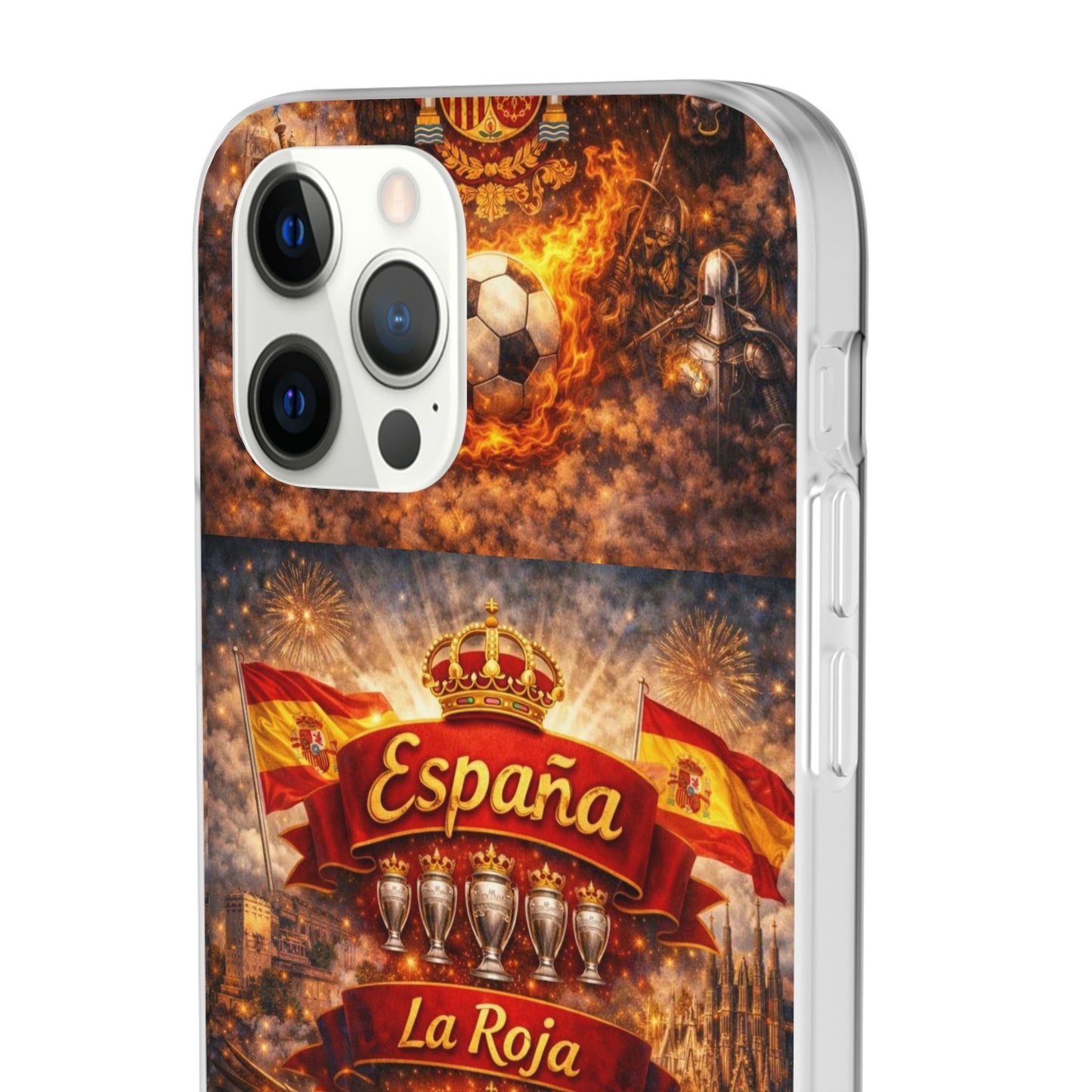 Spain La Roja Soccer Phone Case — España Football Flexi Case