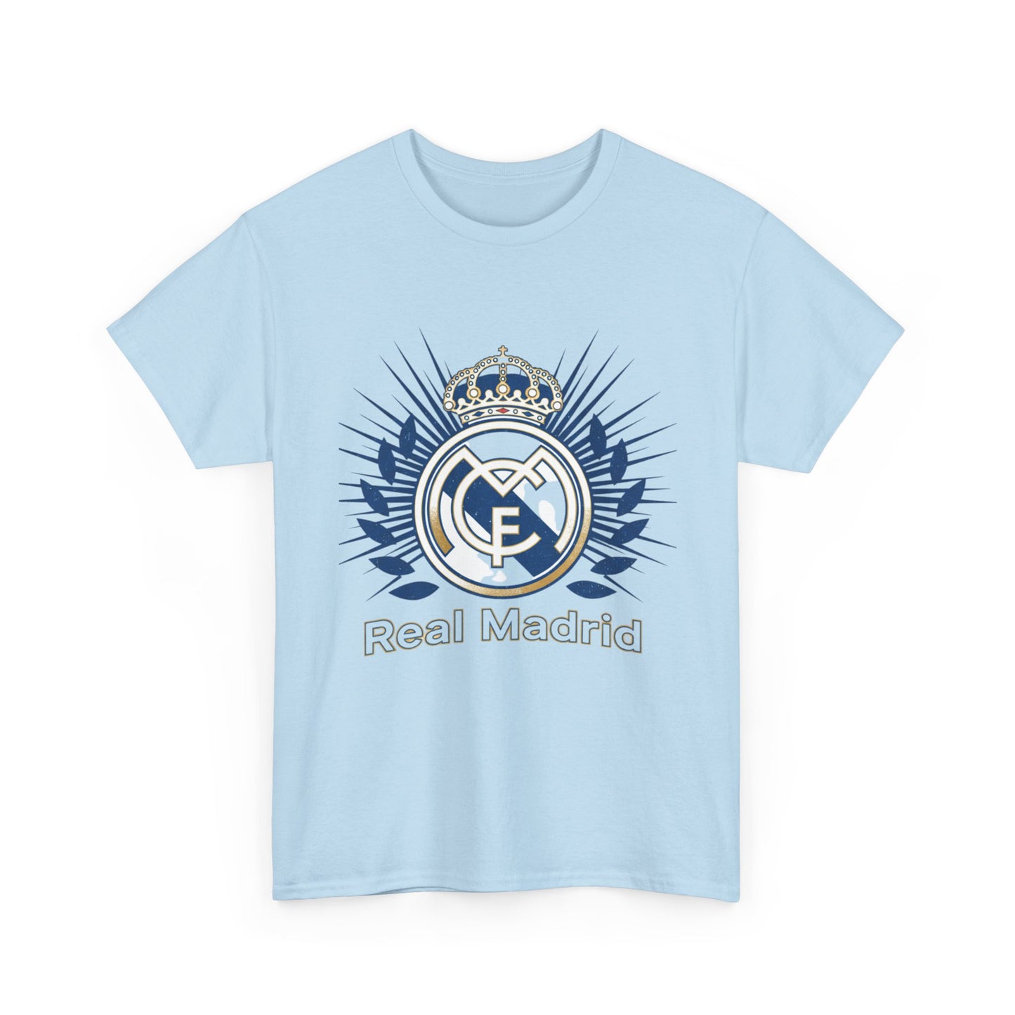 Camiseta con el escudo del Real Madrid — Camiseta blanca para hombre