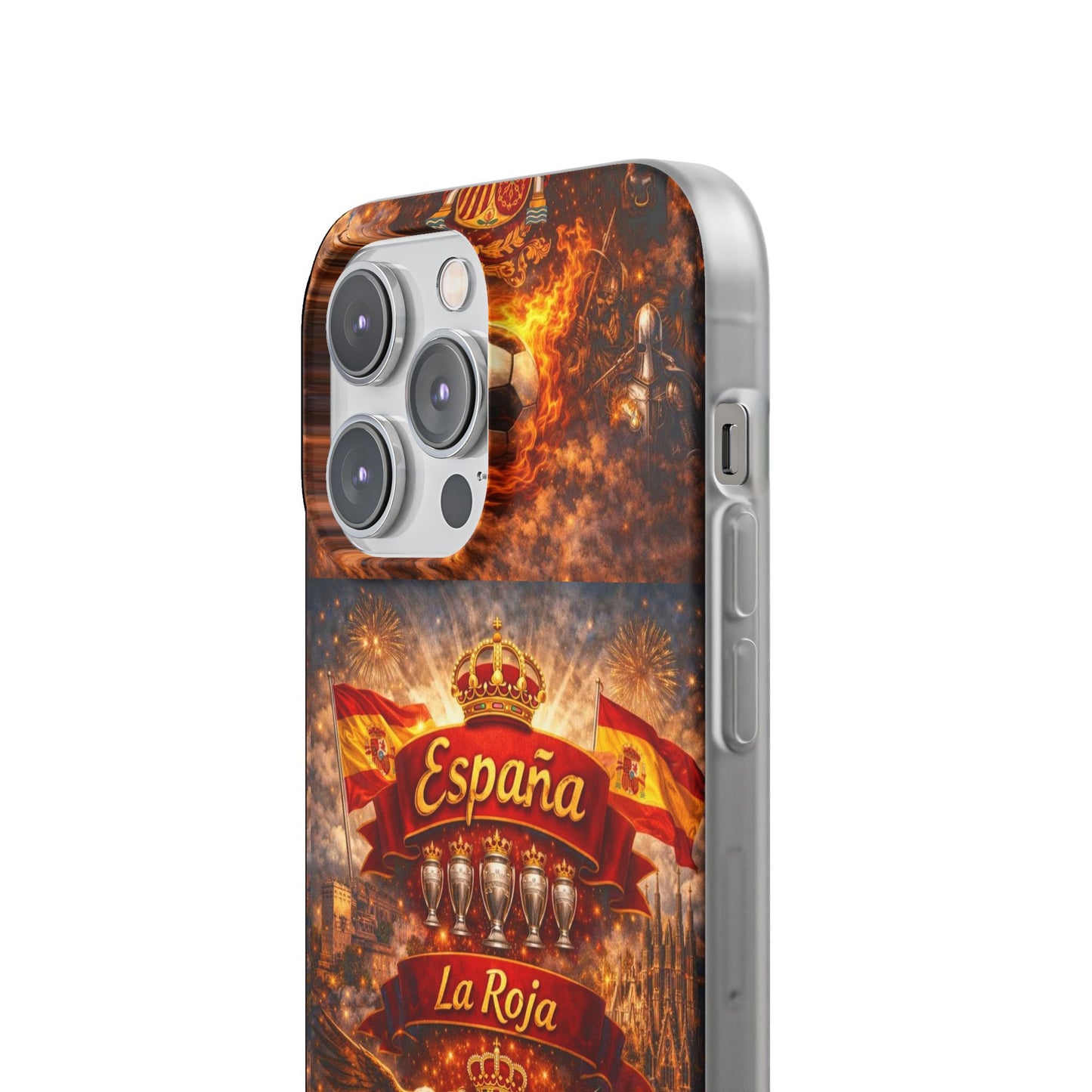 Spain La Roja Soccer Phone Case — España Football Flexi Case