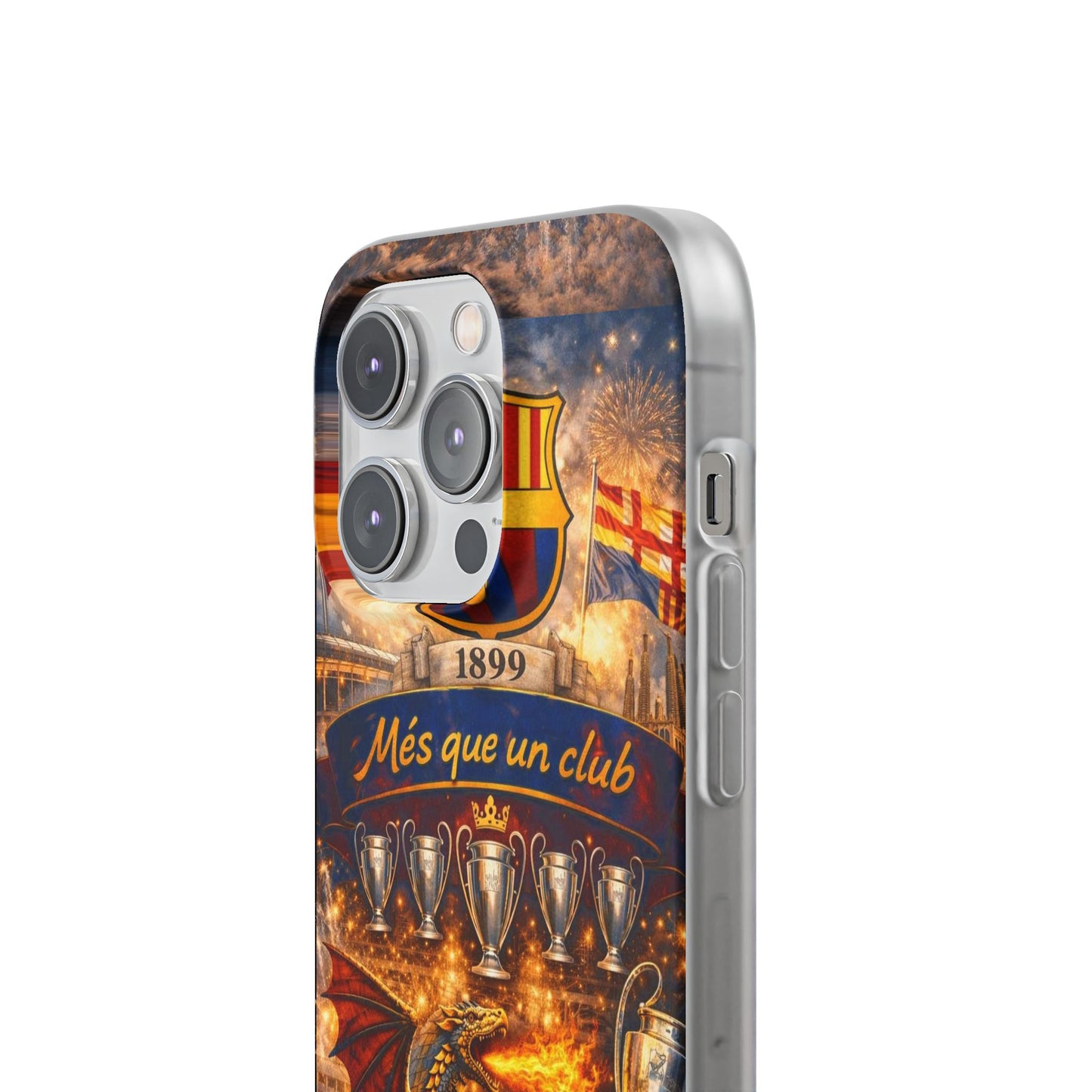 FC Barcelona ‘Més Que Un Club’ Phone Case — Soccer Fan iPhone Cover