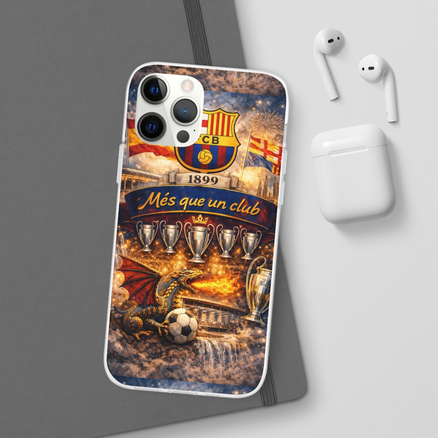 FC Barcelona ‘Més Que Un Club’ Phone Case — Soccer Fan iPhone Cover