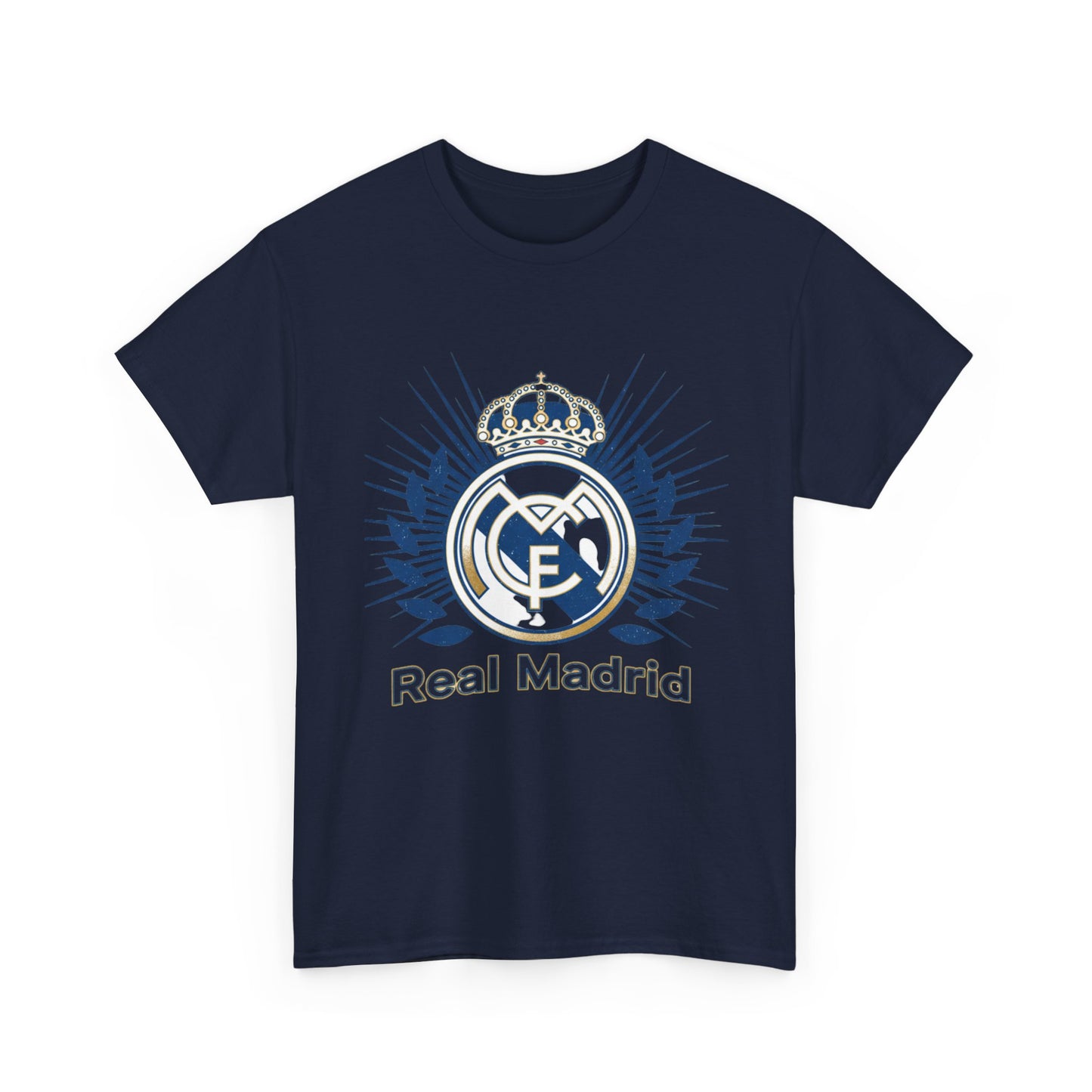 Camiseta con el escudo del Real Madrid — Camiseta blanca para hombre