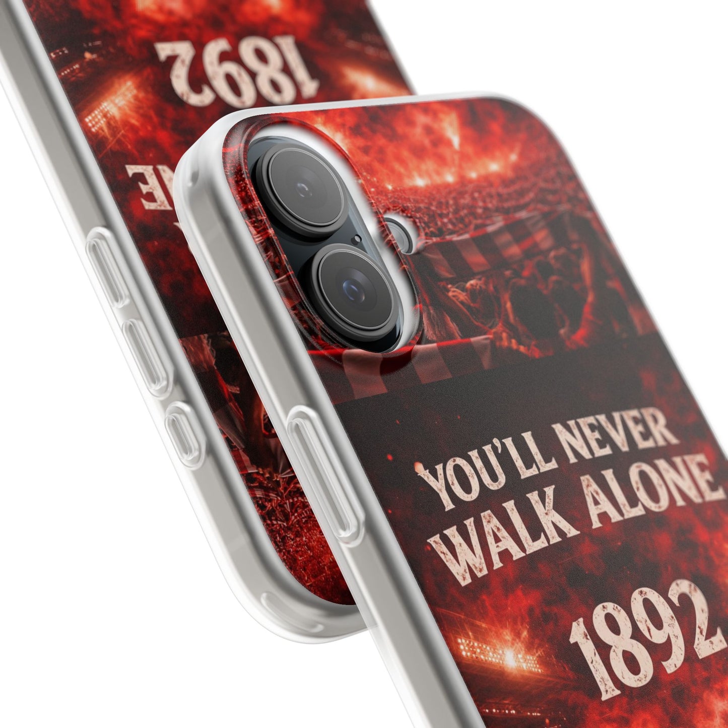 Funda flexible para teléfono «You'll Never Walk Alone 1892» para aficionados al fútbol