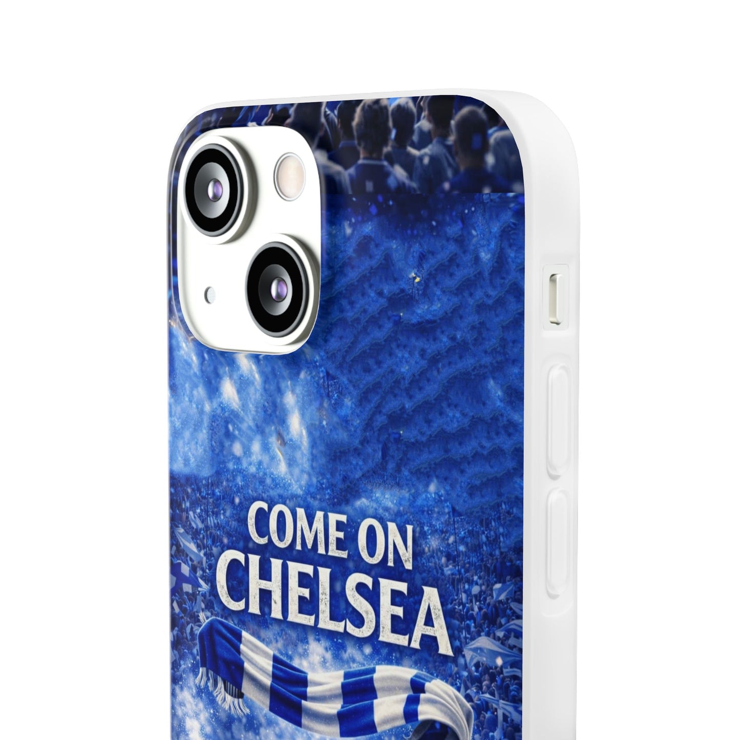 Chelsea Football Phone Case — “Come On Chelsea” Blue Fan Flexi Case