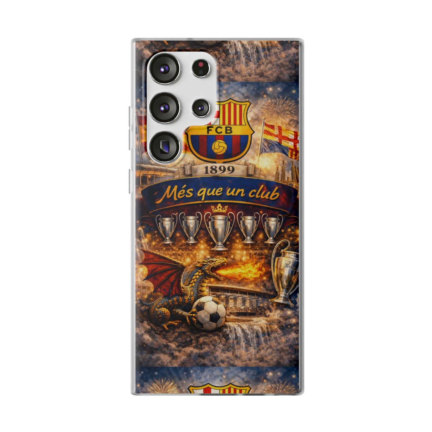 FC Barcelona ‘Més Que Un Club’ Phone Case — Soccer Fan iPhone Cover