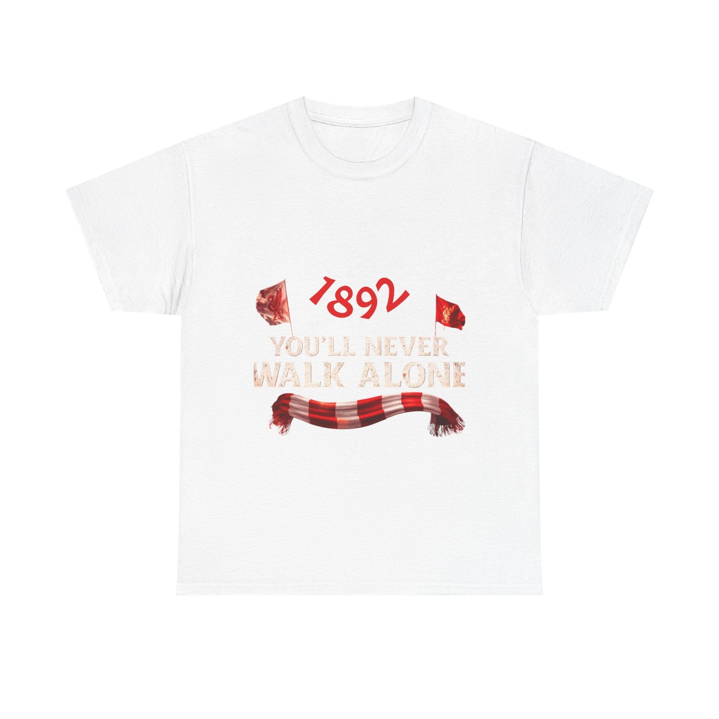 T-Shirt — '1892 You'll Never Walk Alone' Vintage Football Scarf Fan Tee