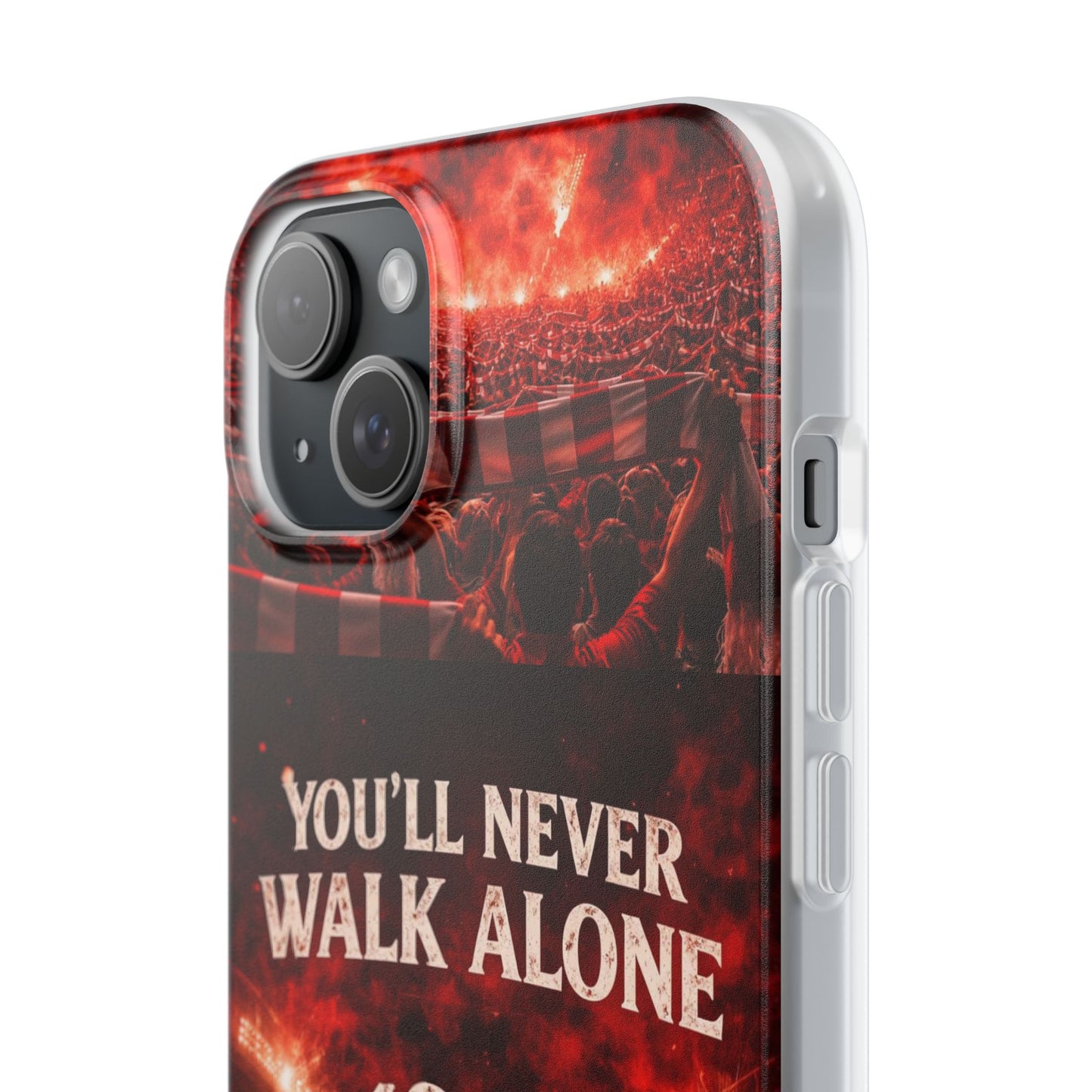 Funda flexible para teléfono «You'll Never Walk Alone 1892» para aficionados al fútbol