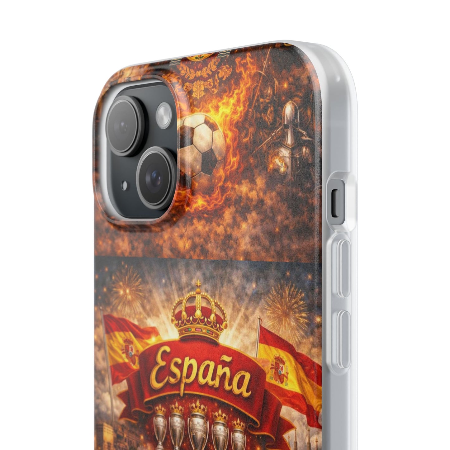 Spain La Roja Soccer Phone Case — España Football Flexi Case