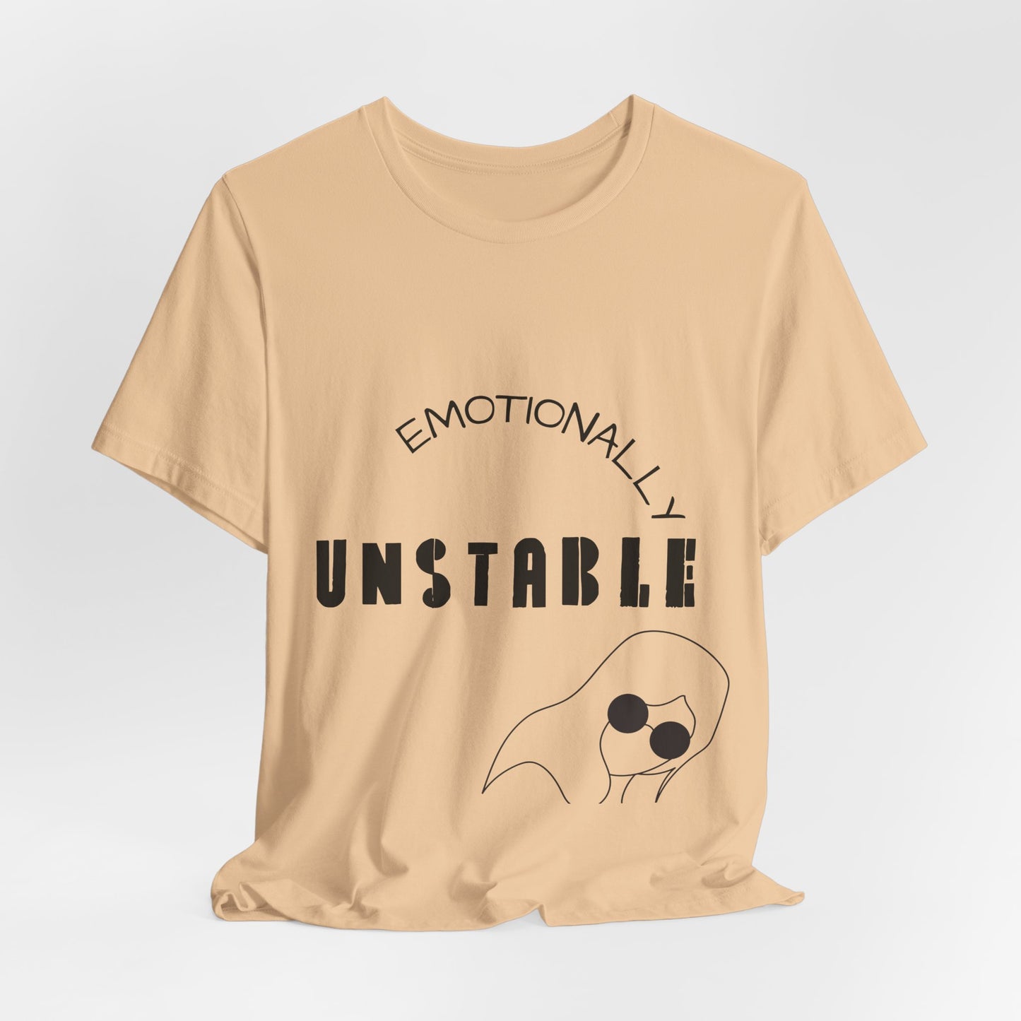 Emotionally Unstable T-Shirt — Cute Squidward Graphic Tee