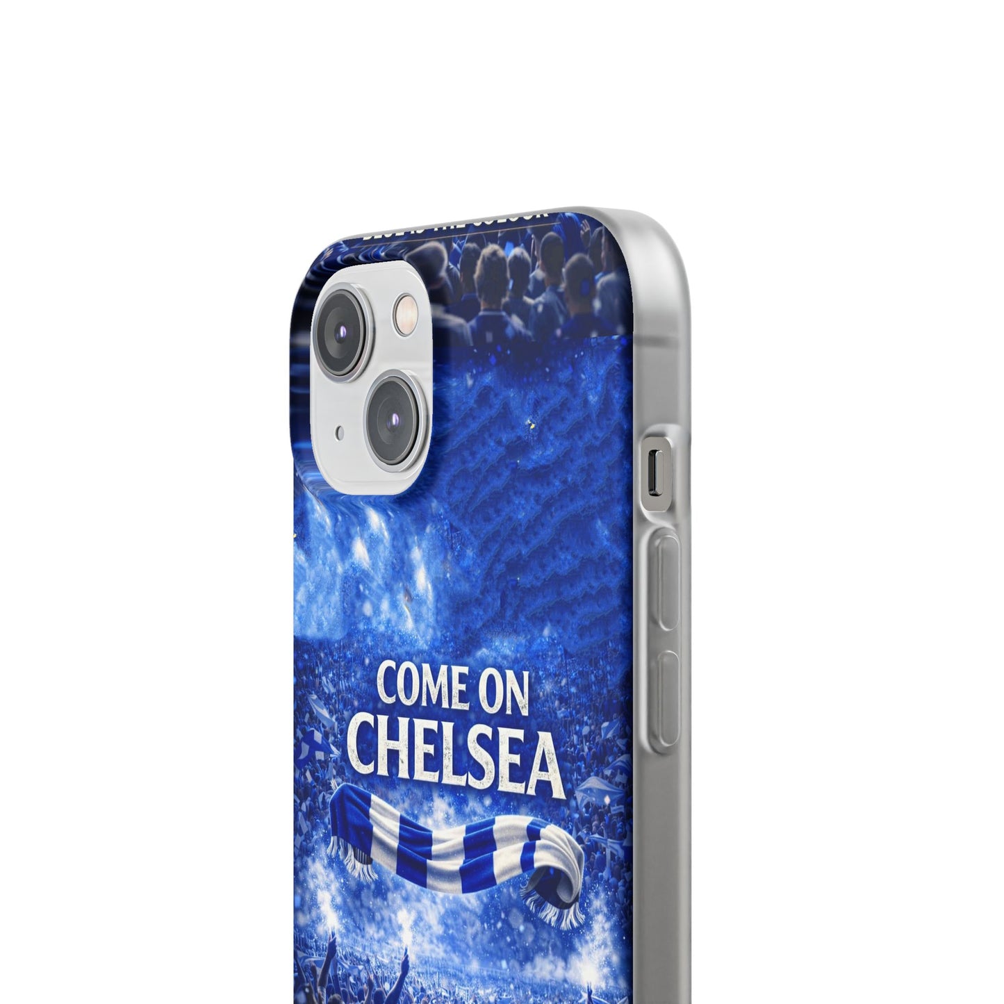 Chelsea Football Phone Case — “Come On Chelsea” Blue Fan Flexi Case