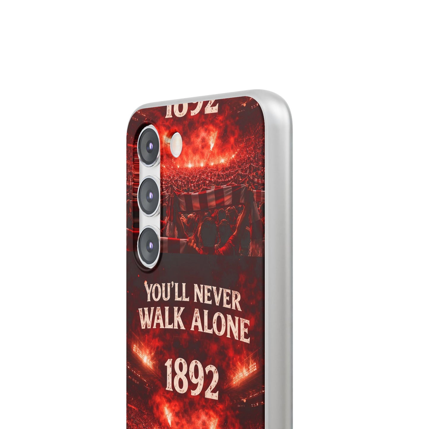 Funda flexible para teléfono «You'll Never Walk Alone 1892» para aficionados al fútbol