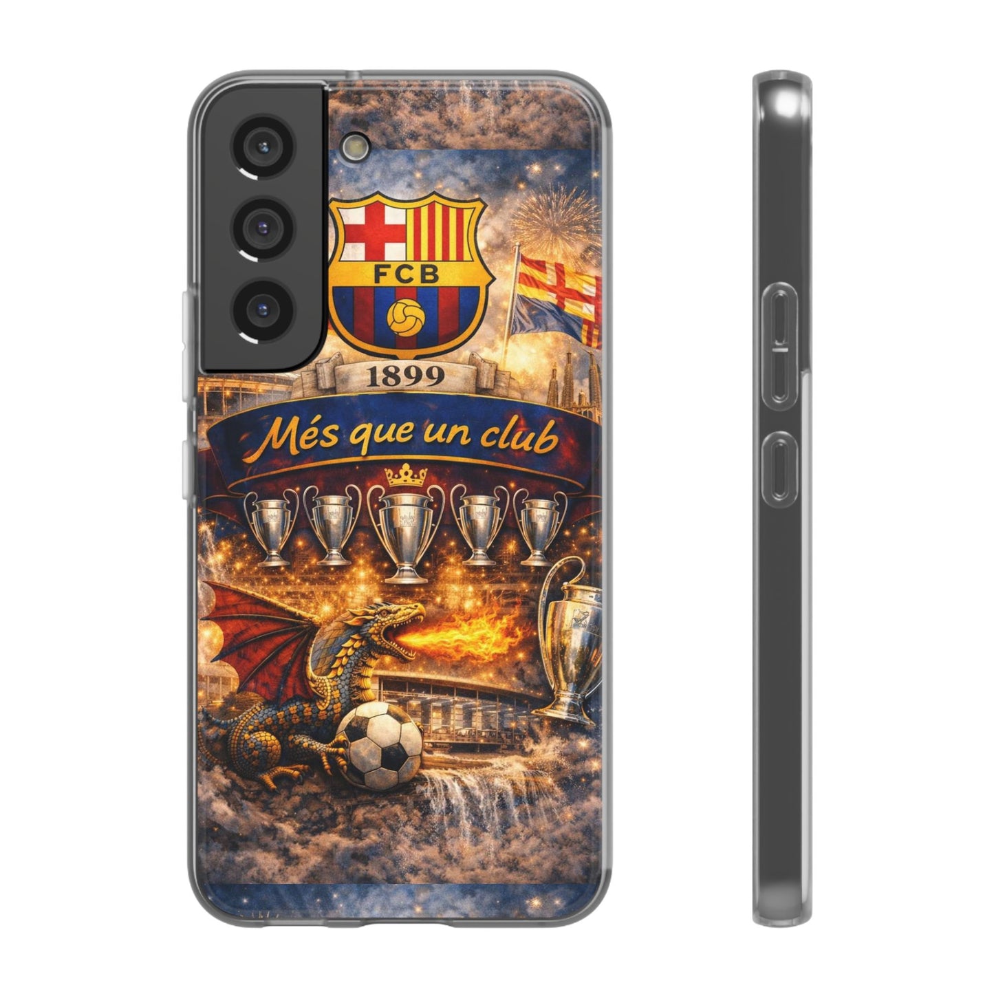 FC Barcelona ‘Més Que Un Club’ Phone Case — Soccer Fan iPhone Cover