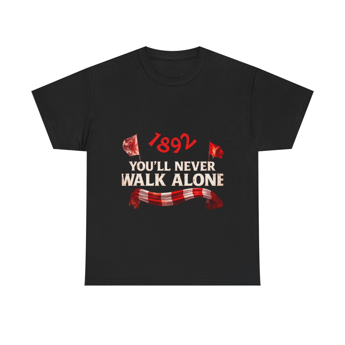 T-Shirt — '1892 You'll Never Walk Alone' Vintage Football Scarf Fan Tee