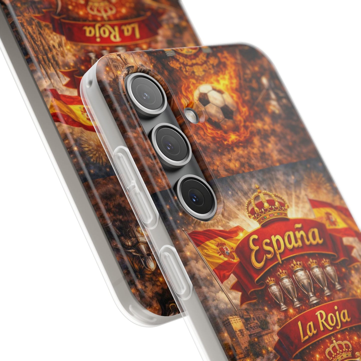 Spain La Roja Soccer Phone Case — España Football Flexi Case