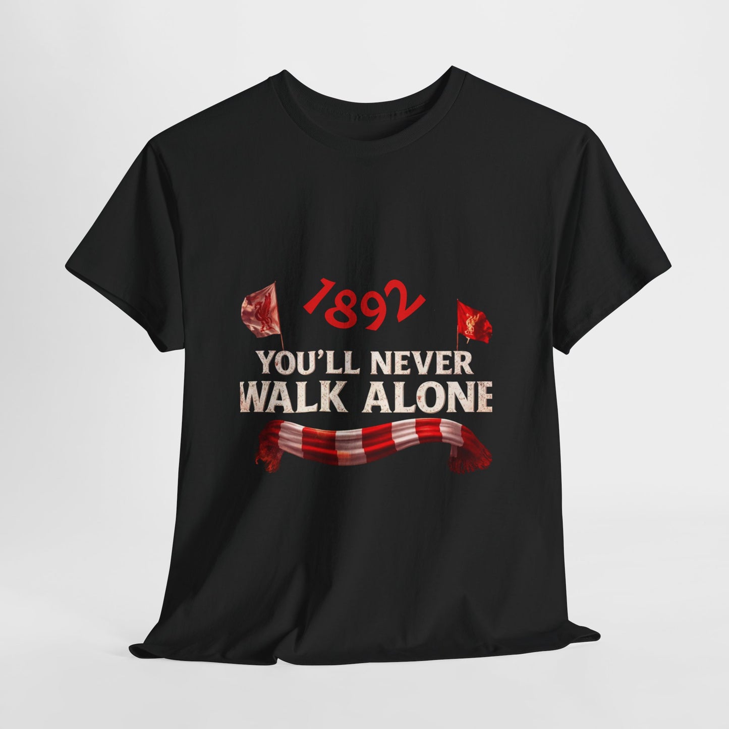 T-Shirt — '1892 You'll Never Walk Alone' Vintage Football Scarf Fan Tee