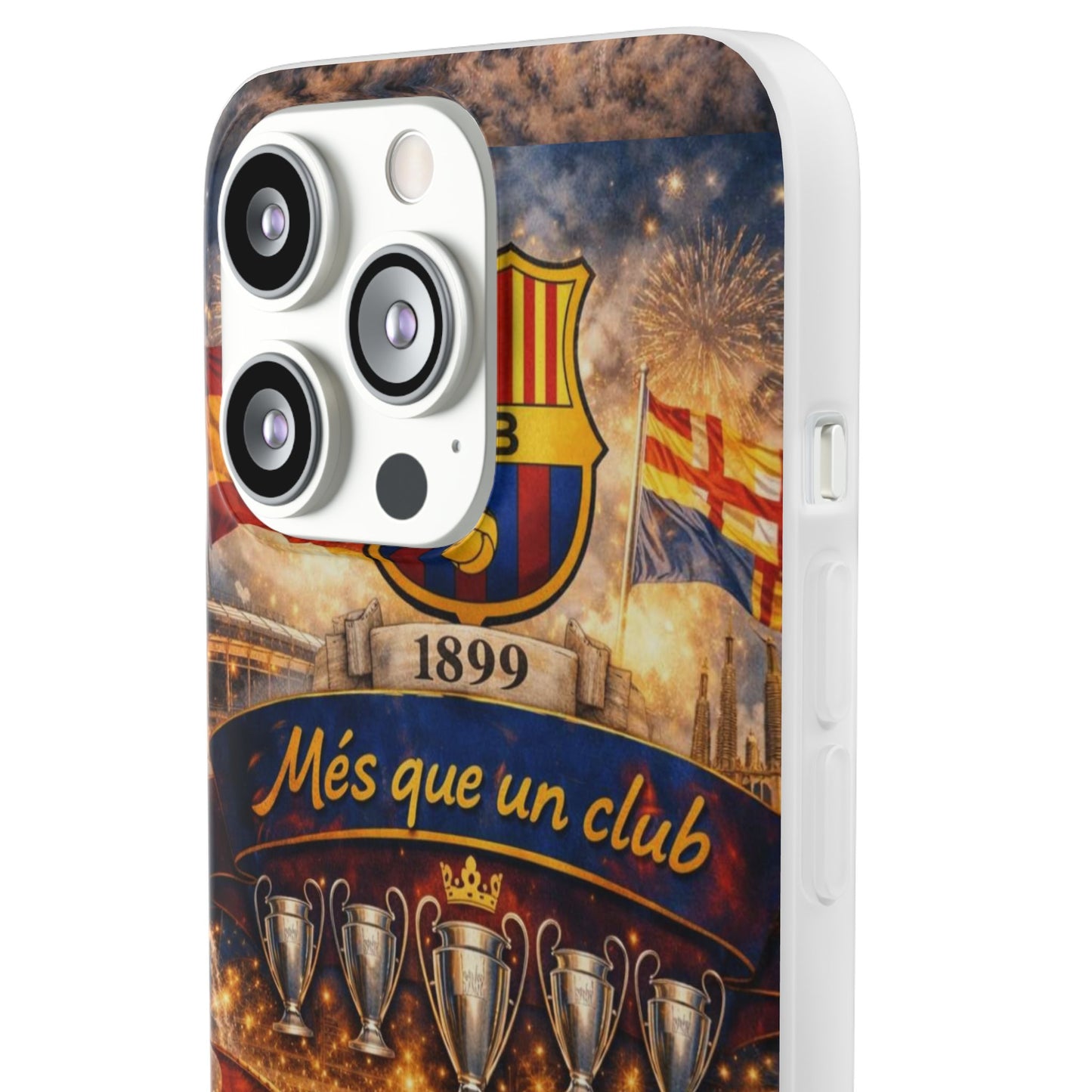FC Barcelona ‘Més Que Un Club’ Phone Case — Soccer Fan iPhone Cover