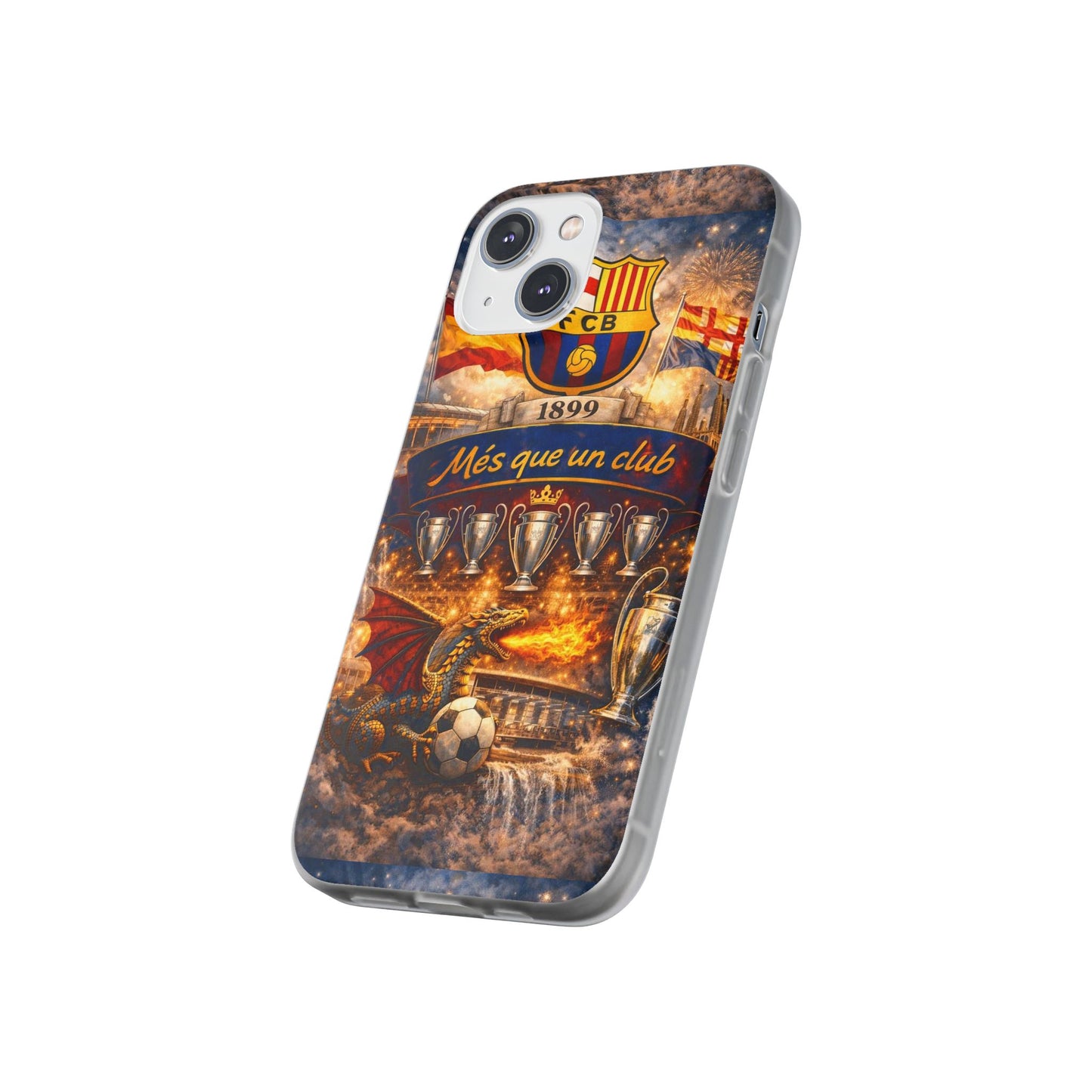 FC Barcelona ‘Més Que Un Club’ Phone Case — Soccer Fan iPhone Cover