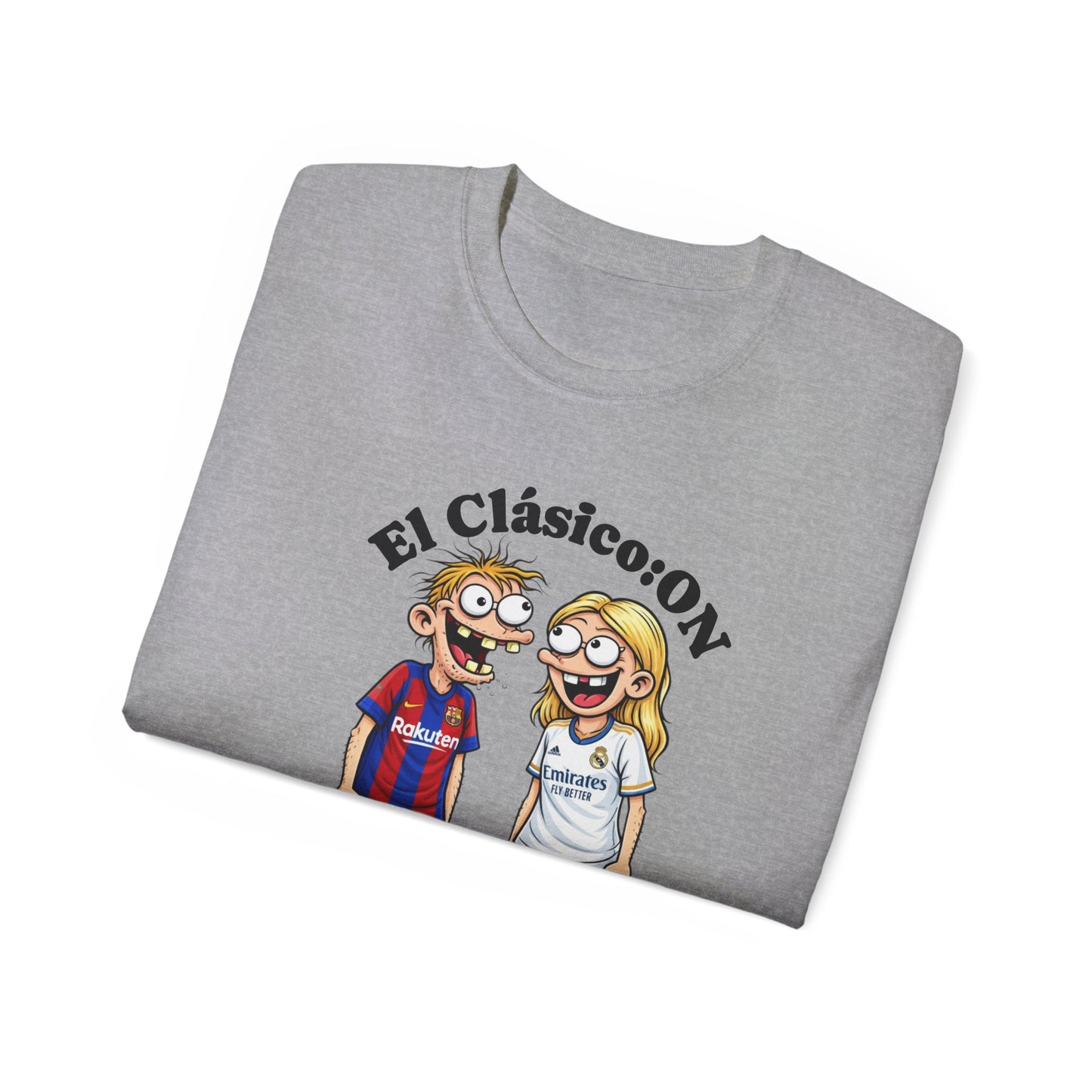 Soccer Rivalry Tee — "Friendship: OFF, El Clásico: ON"