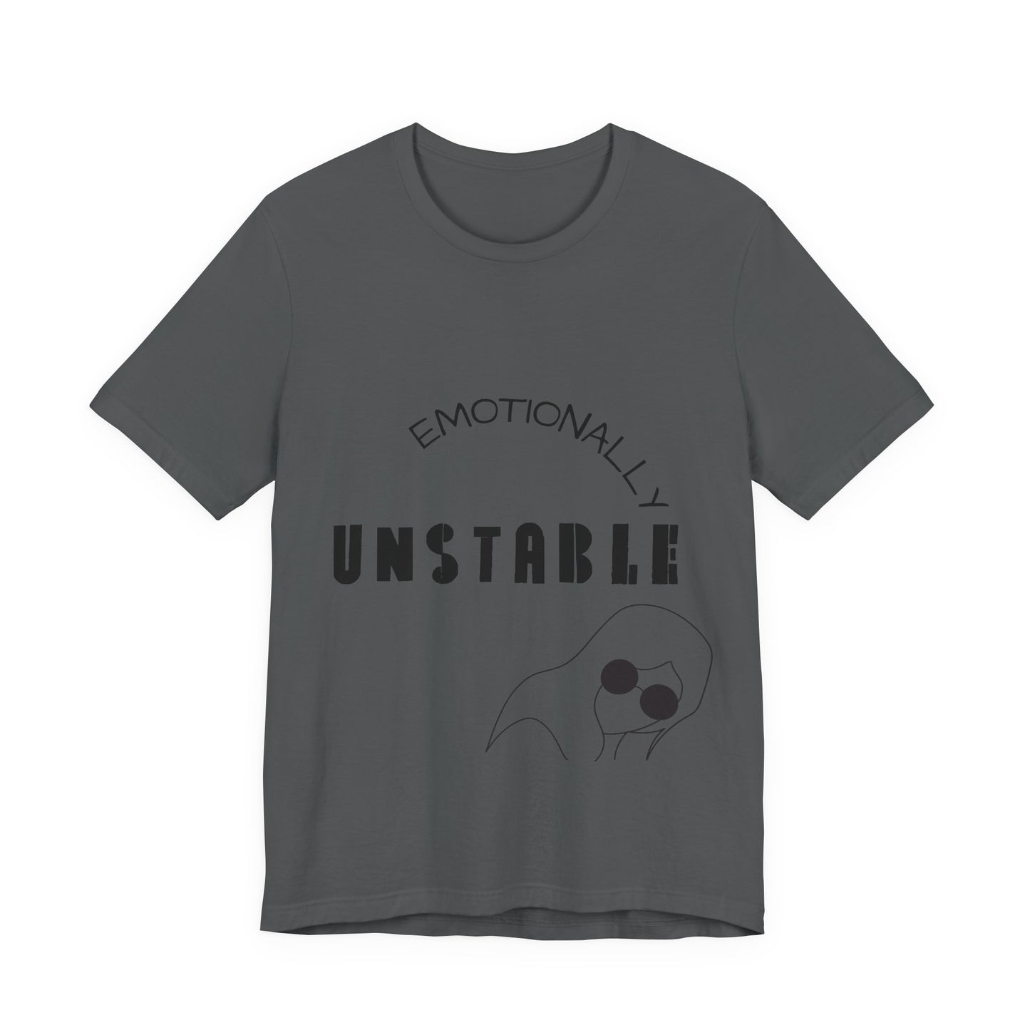Emotionally Unstable T-Shirt — Cute Squidward Graphic Tee