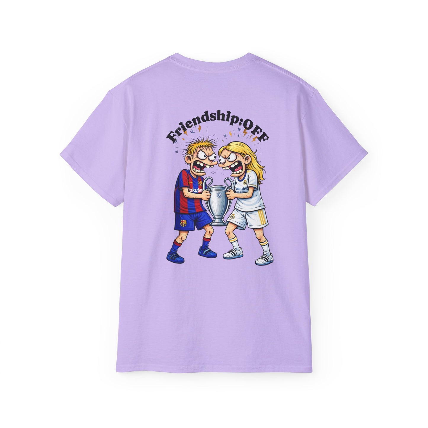 Soccer Rivalry Tee — "Friendship: OFF, El Clásico: ON"