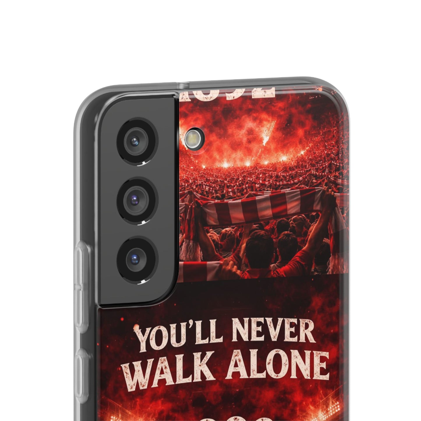 Funda flexible para teléfono «You'll Never Walk Alone 1892» para aficionados al fútbol