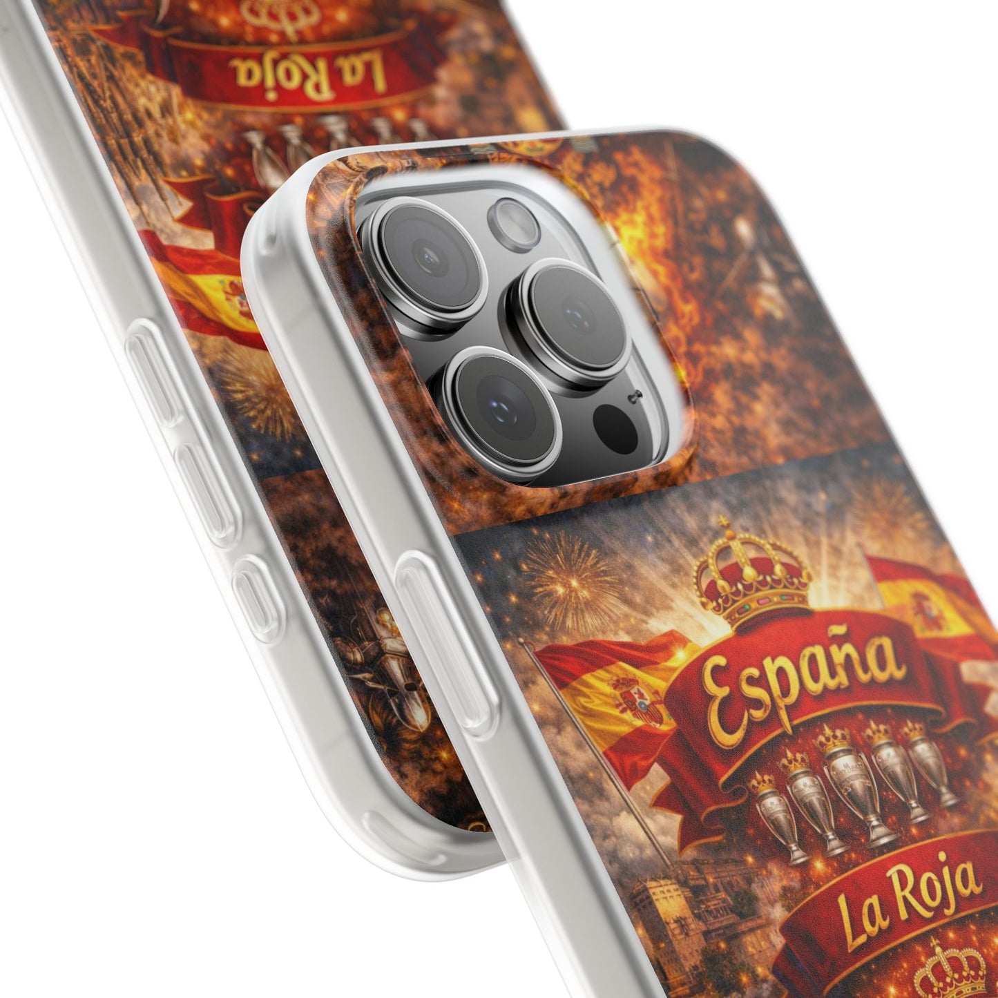 Spain La Roja Soccer Phone Case — España Football Flexi Case