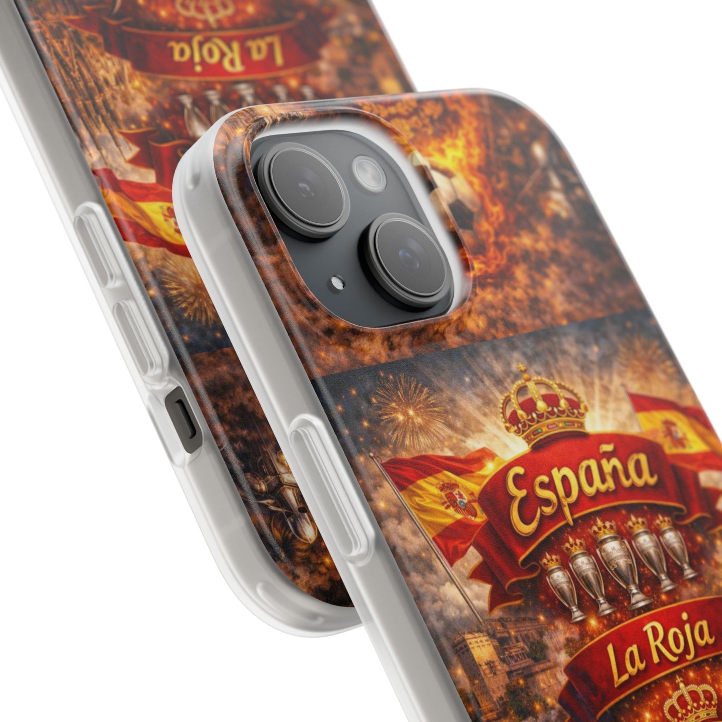 Spain La Roja Soccer Phone Case — España Football Flexi Case