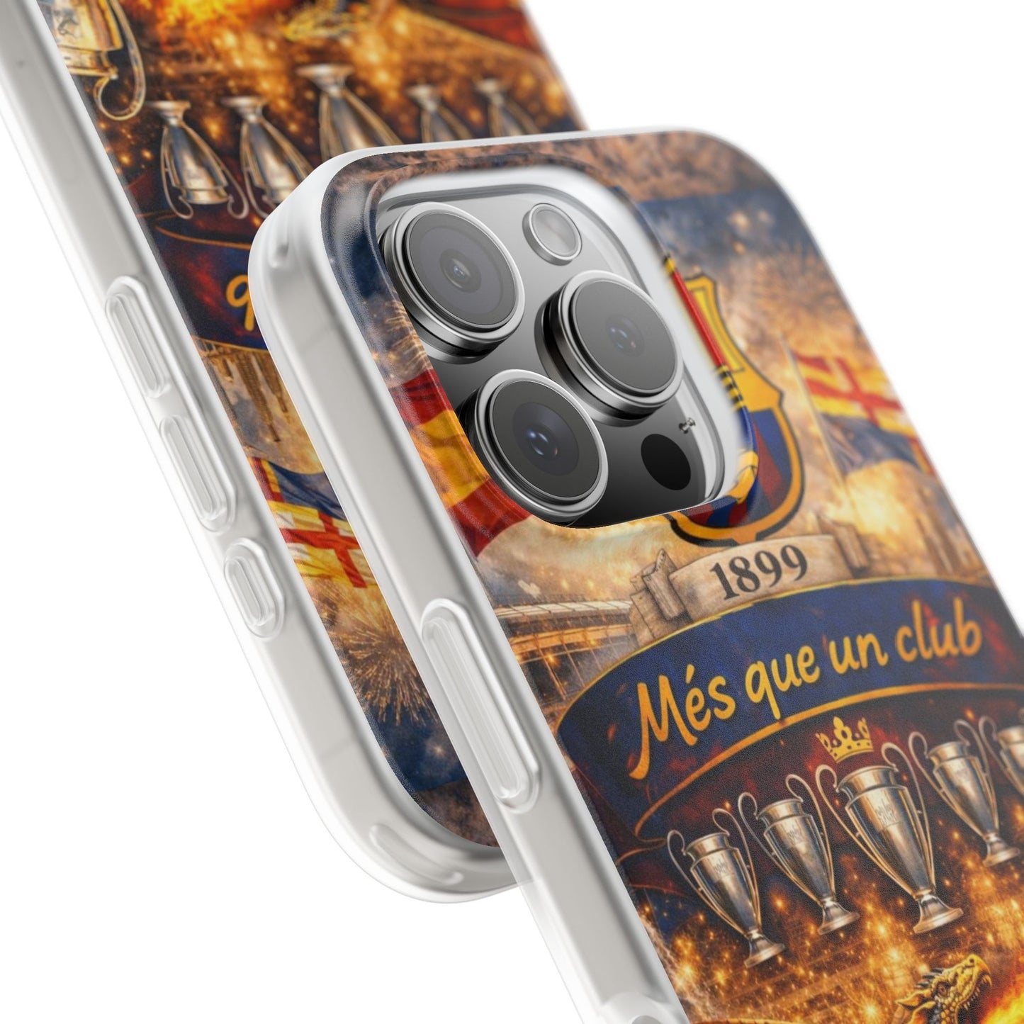 FC Barcelona ‘Més Que Un Club’ Phone Case — Soccer Fan iPhone Cover