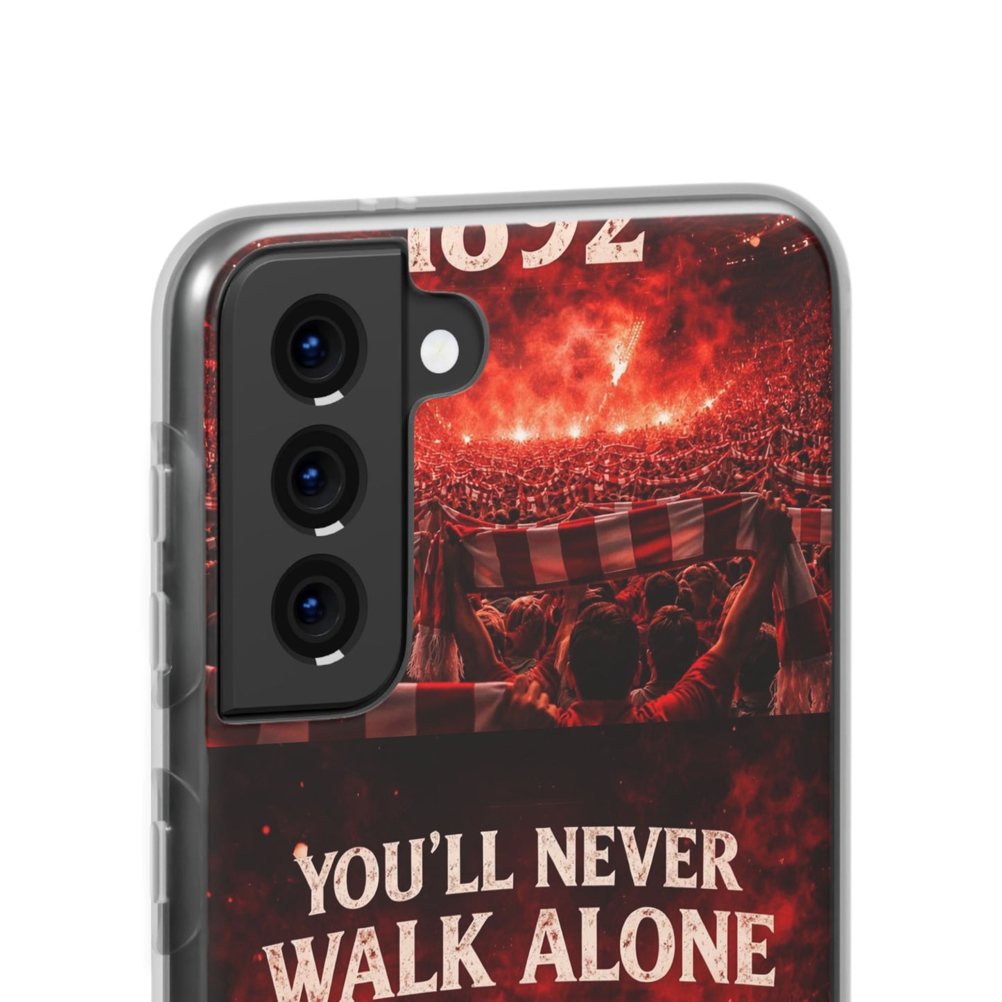 Funda flexible para teléfono «You'll Never Walk Alone 1892» para aficionados al fútbol
