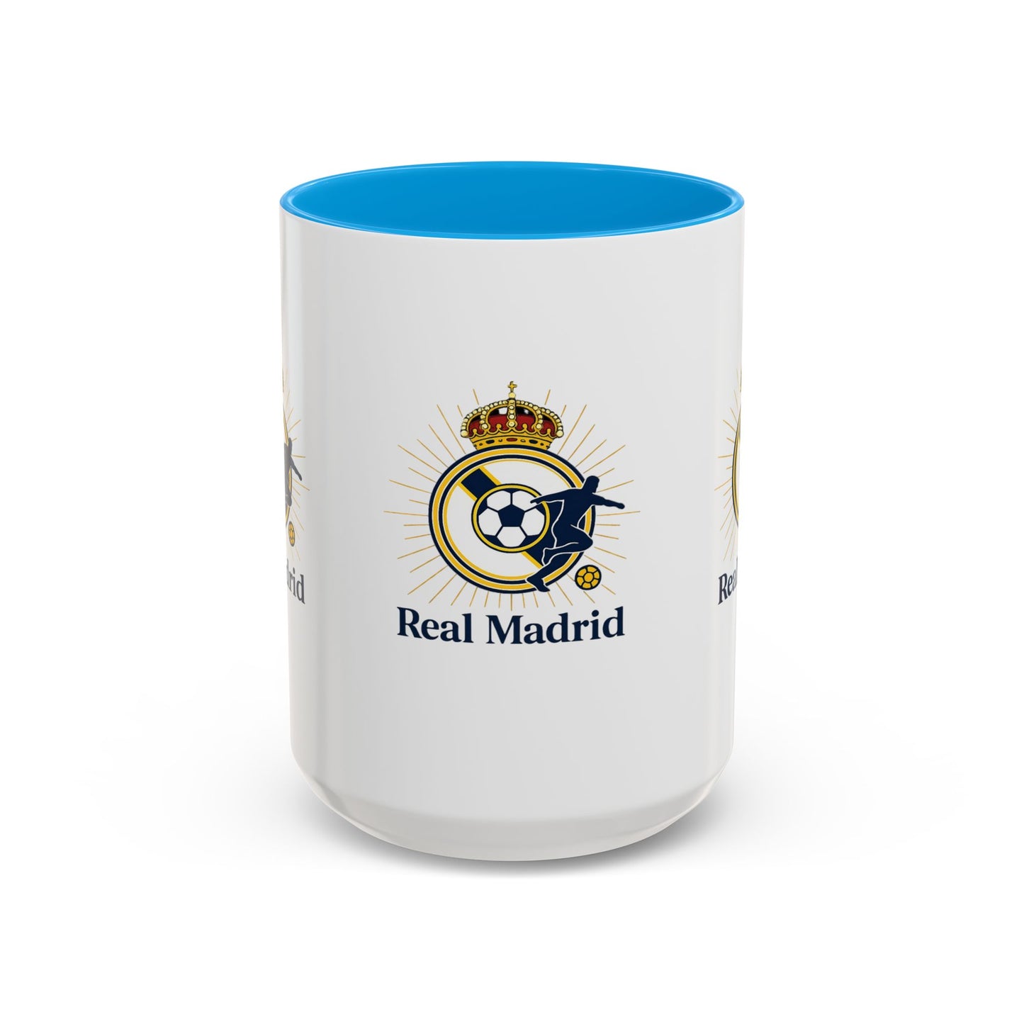 Real Madrid Coffee Mug – Soccer Crest 11oz/15oz Color Accent